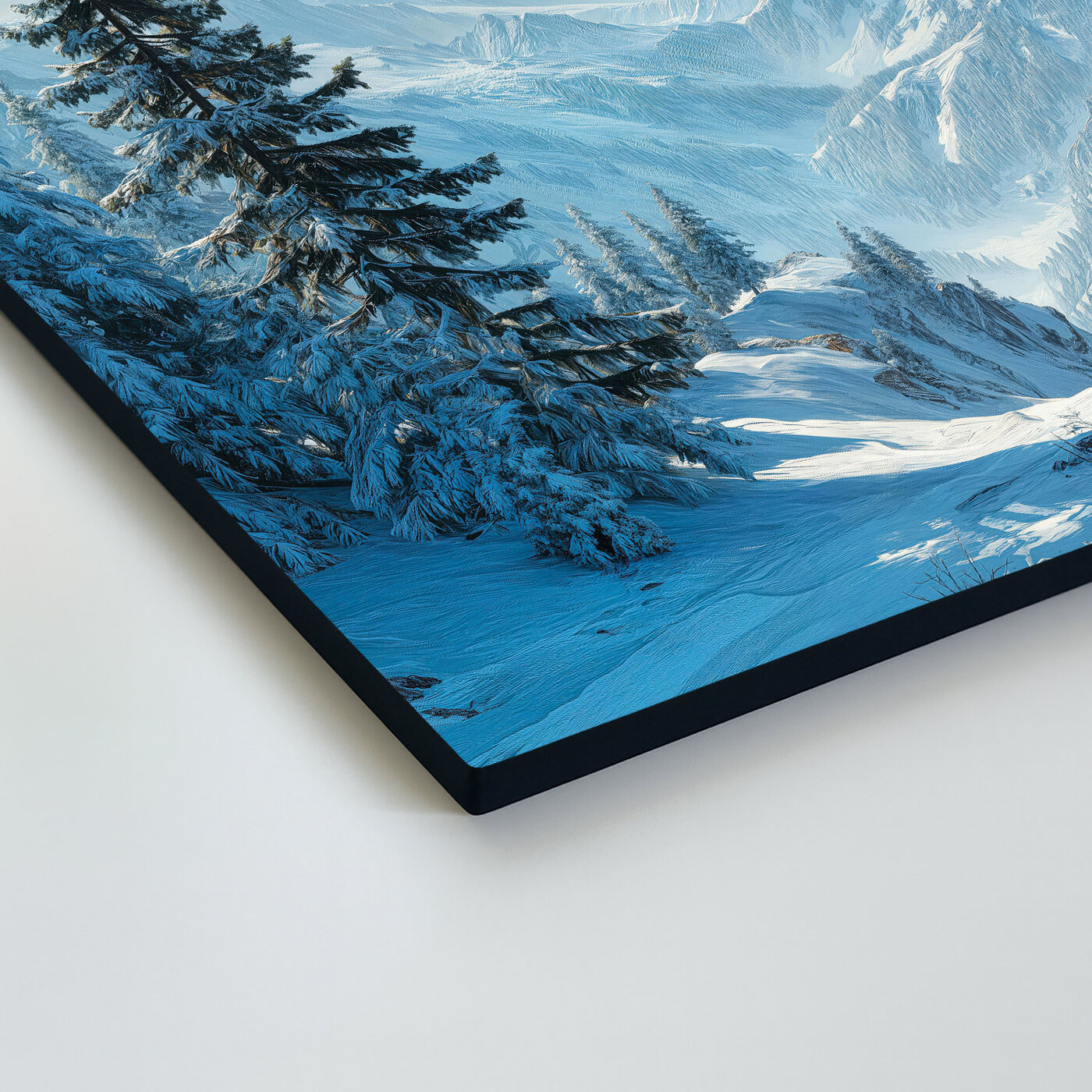 Moderný obraz do obývačky - Zasnežené hory