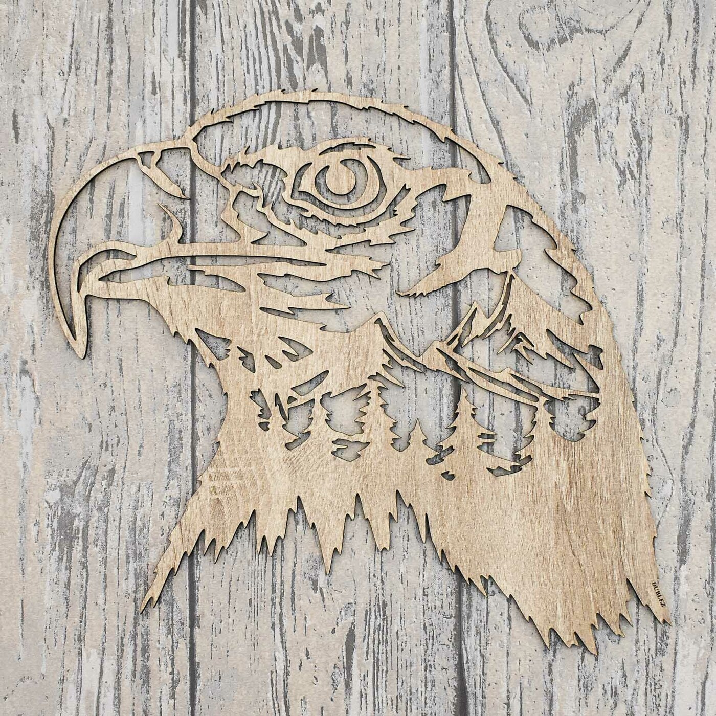 Obraz z dreva - Orol skalný | Dub Sonoma