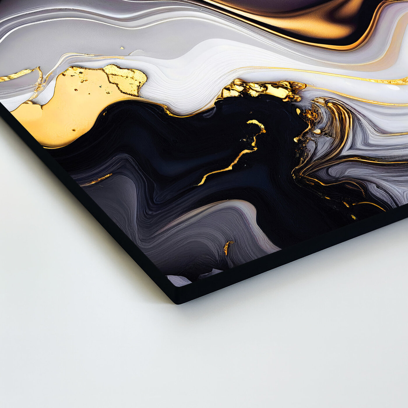 Wooden Colorful Wall Art - Marble