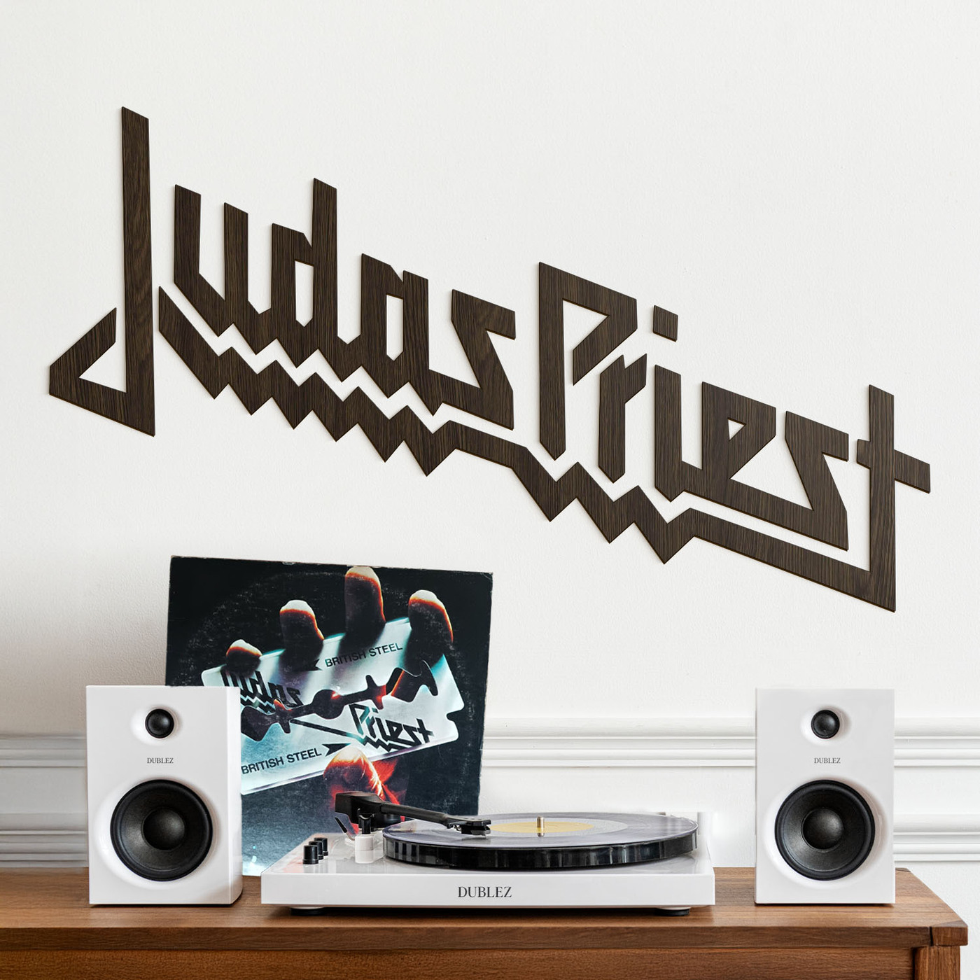 Metalové logo na zeď - Judas Priest | Wenge