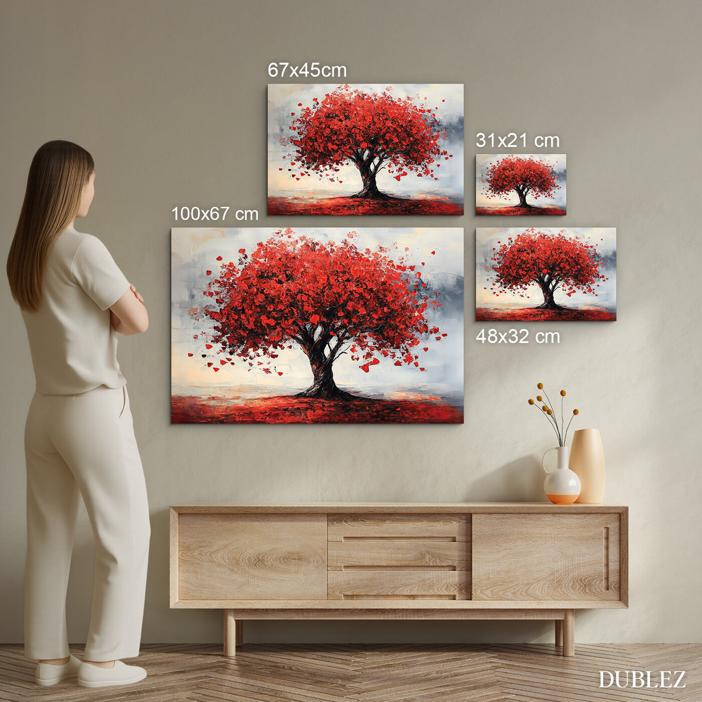  Wooden Wall Art - Tree of Love