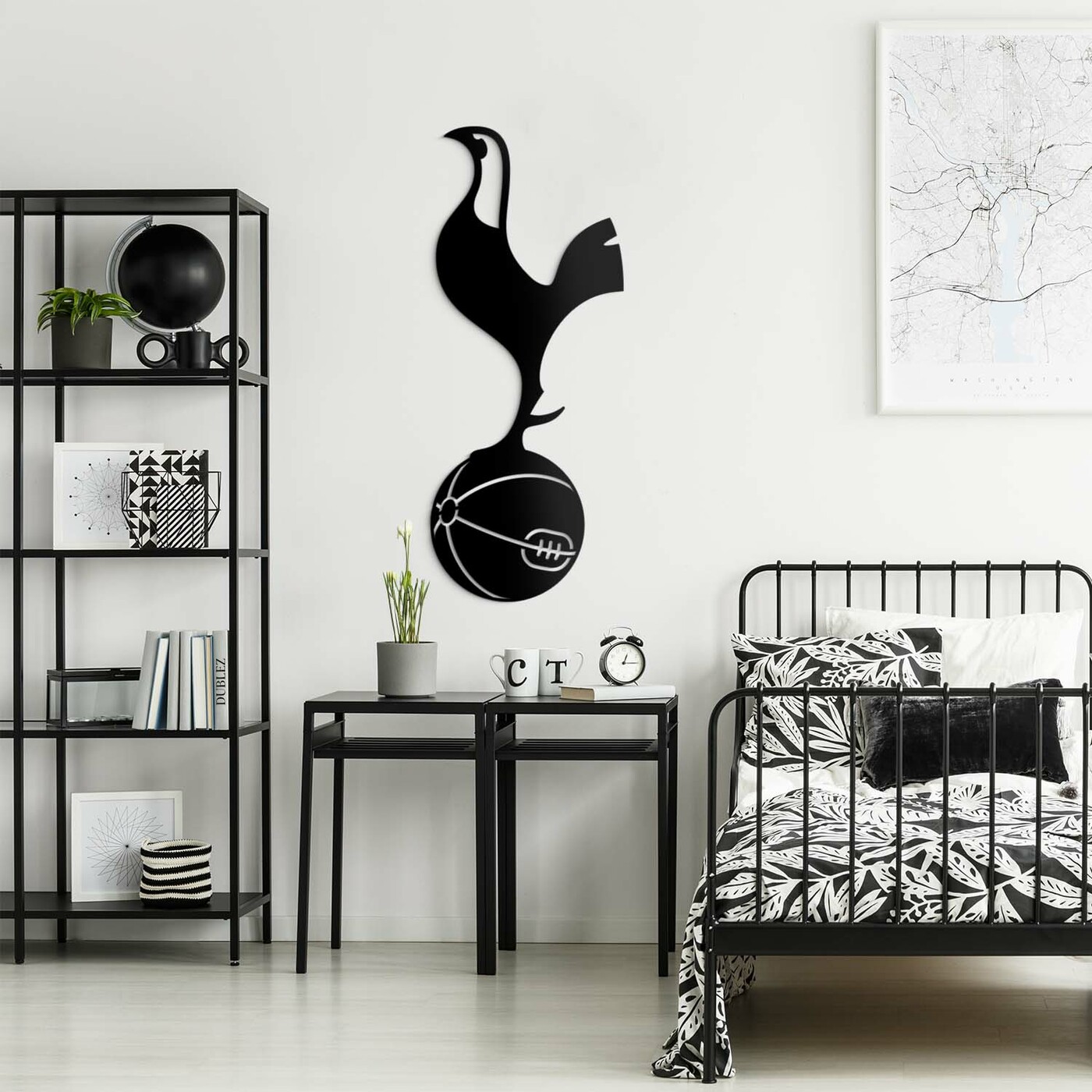 Wooden Logo - Tottenham Hotspur F.C. | Black