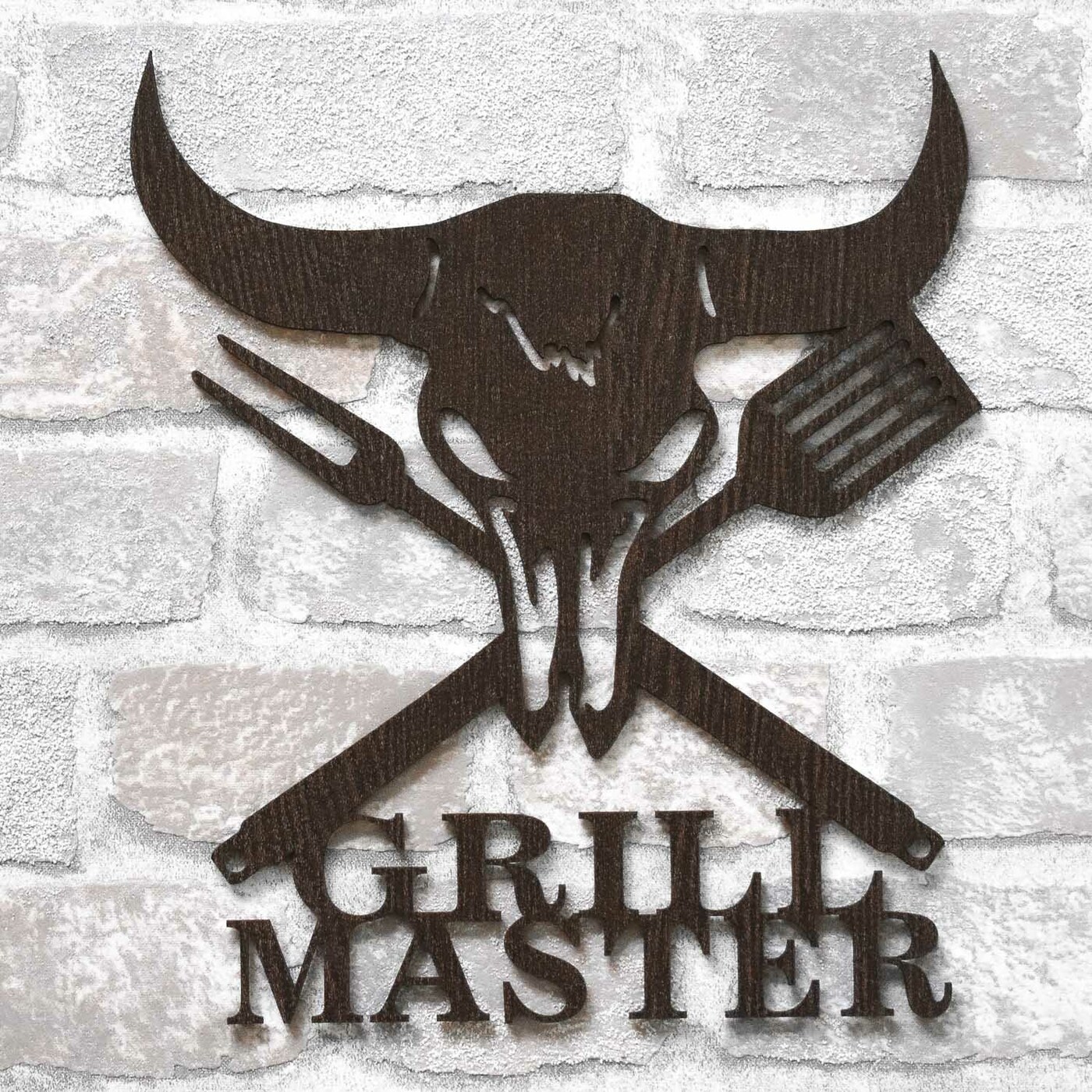 Dekorácia na stenu do kuchyne - Grill Master | Wenge