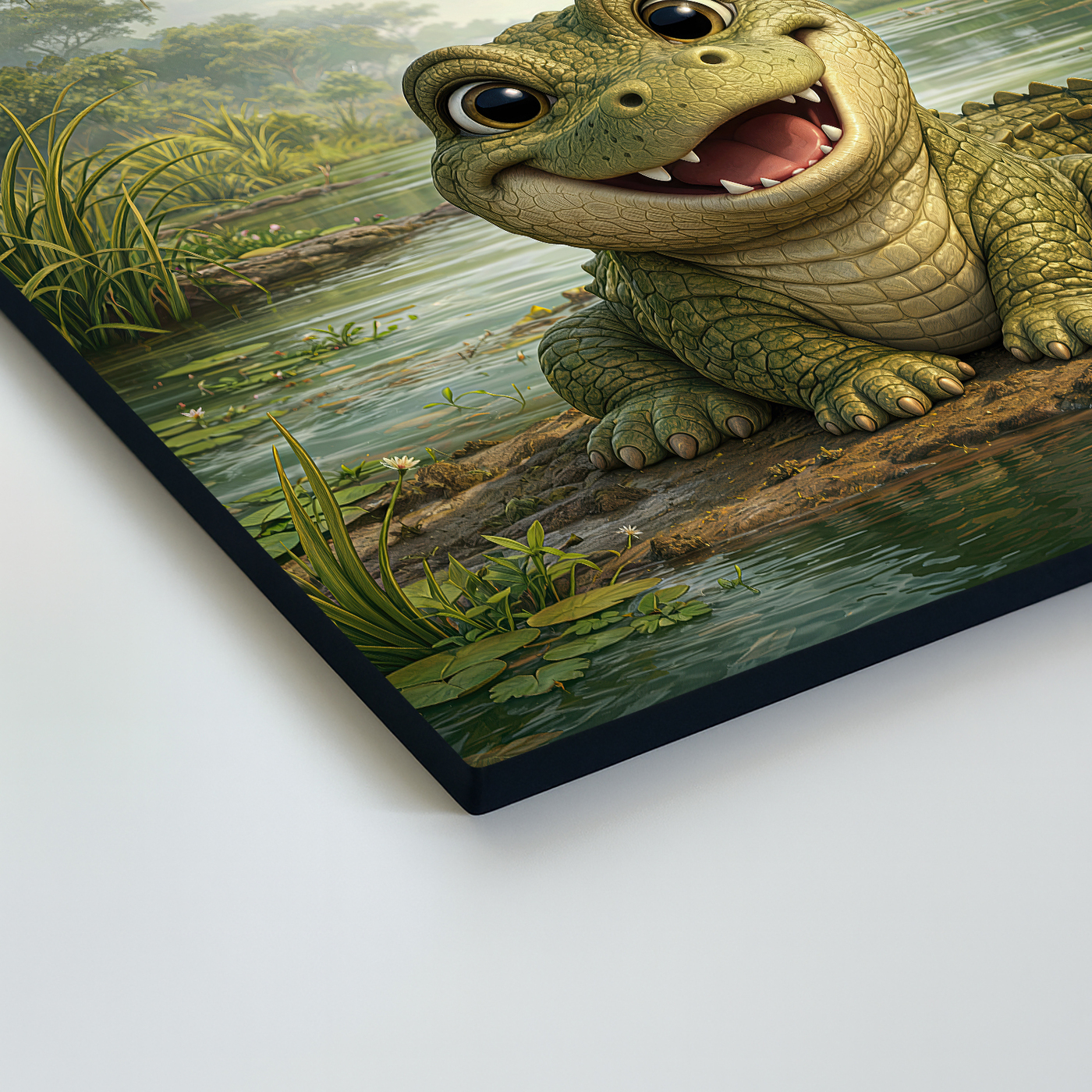 Veselý obraz pre deti - Krokodíl