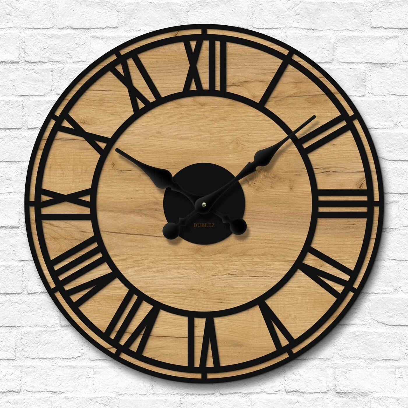 Large Wall Clock - Imperial | Gold Craft Oak
