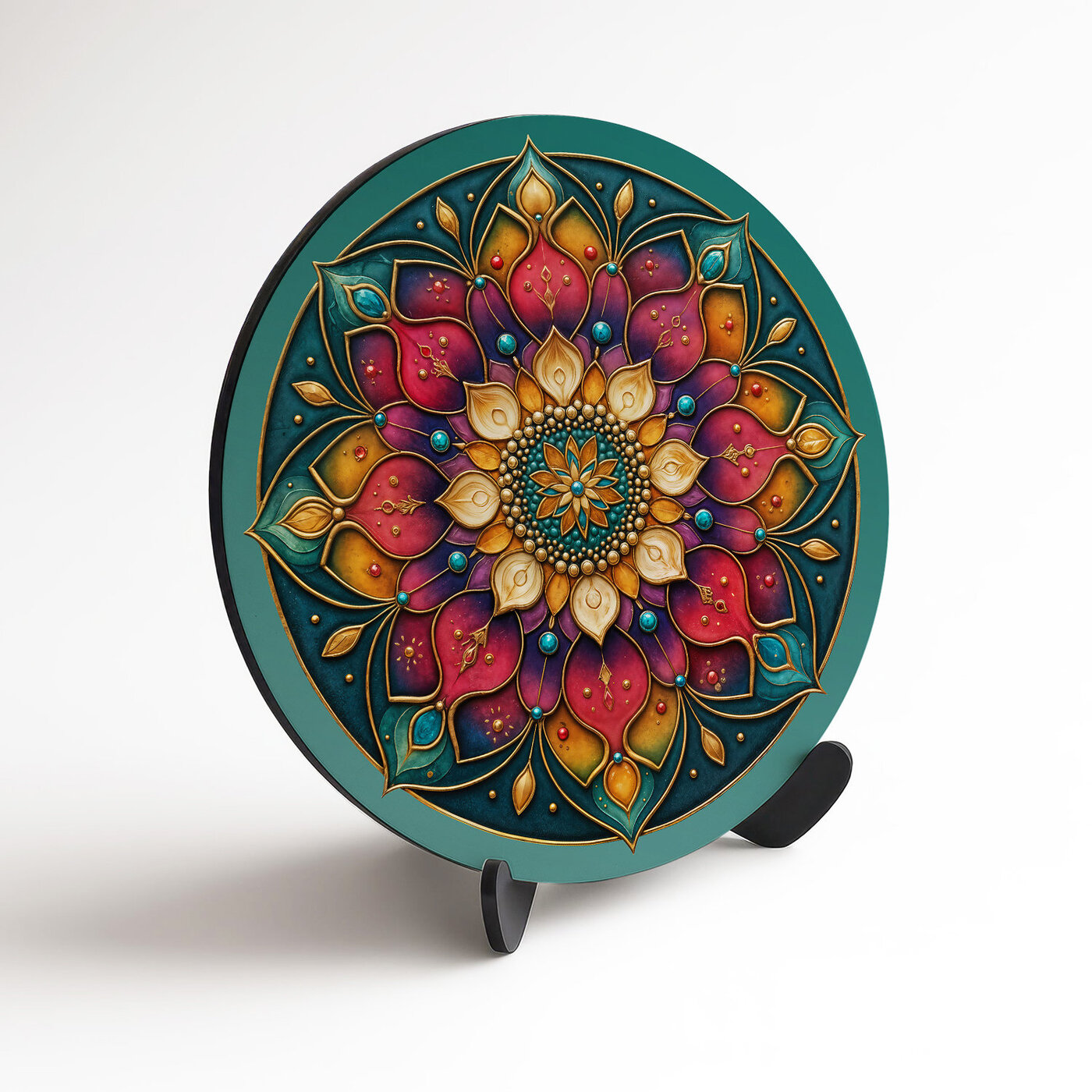 Tablou din lemn cu mandala - Impresionant