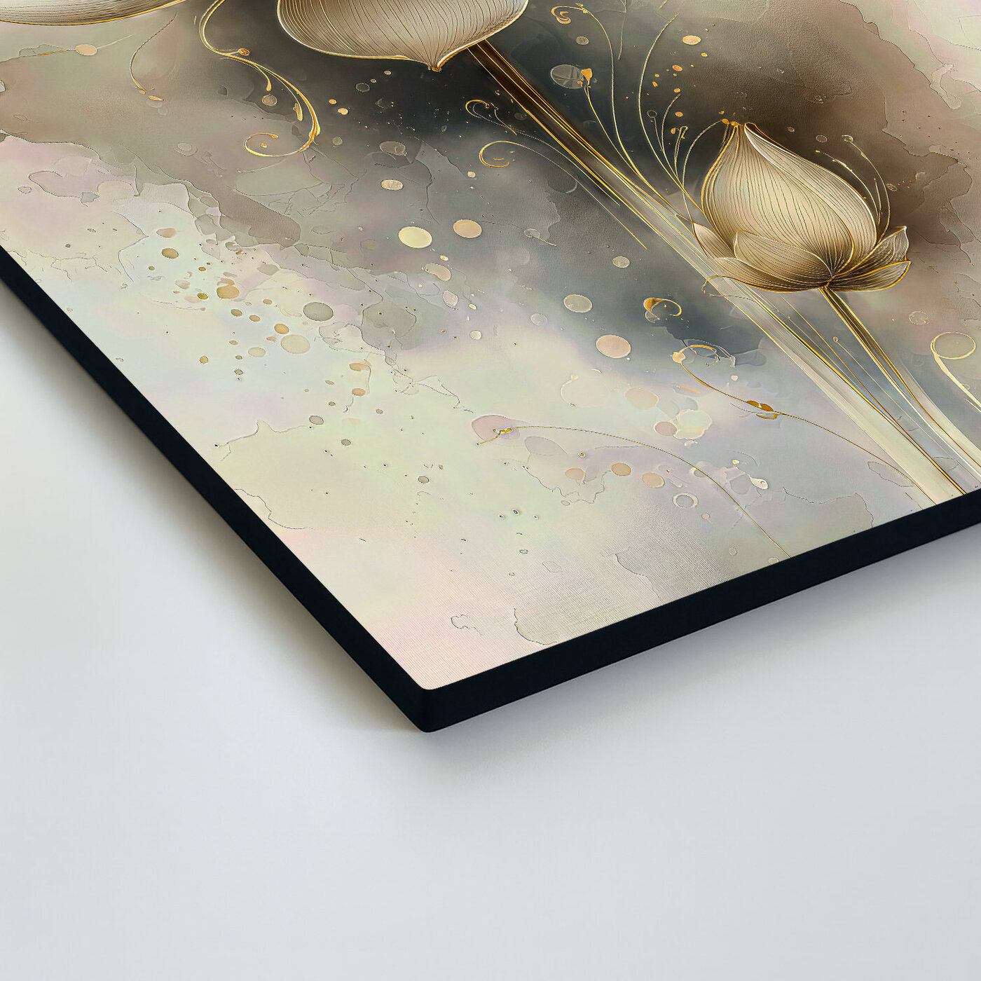 Dřevěný obraz - Lotosový květ