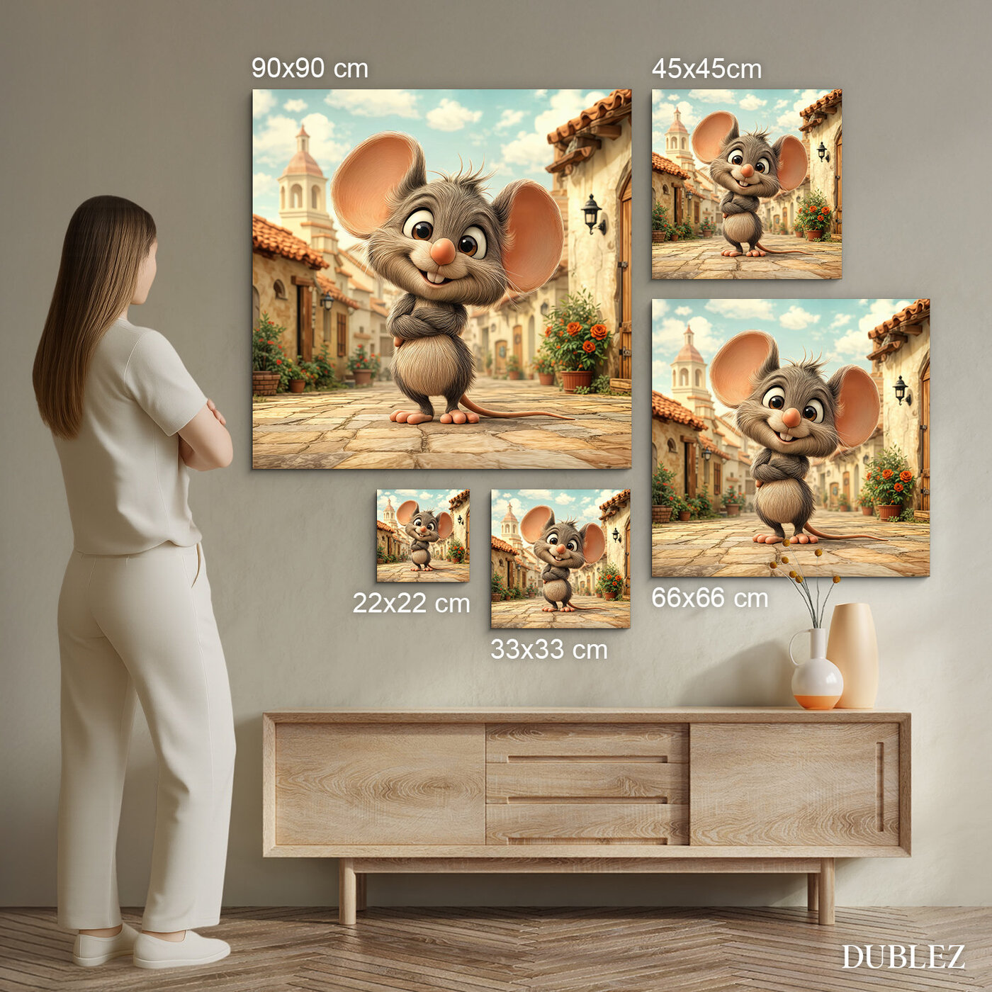 Detský obraz na stenu - Myšiak