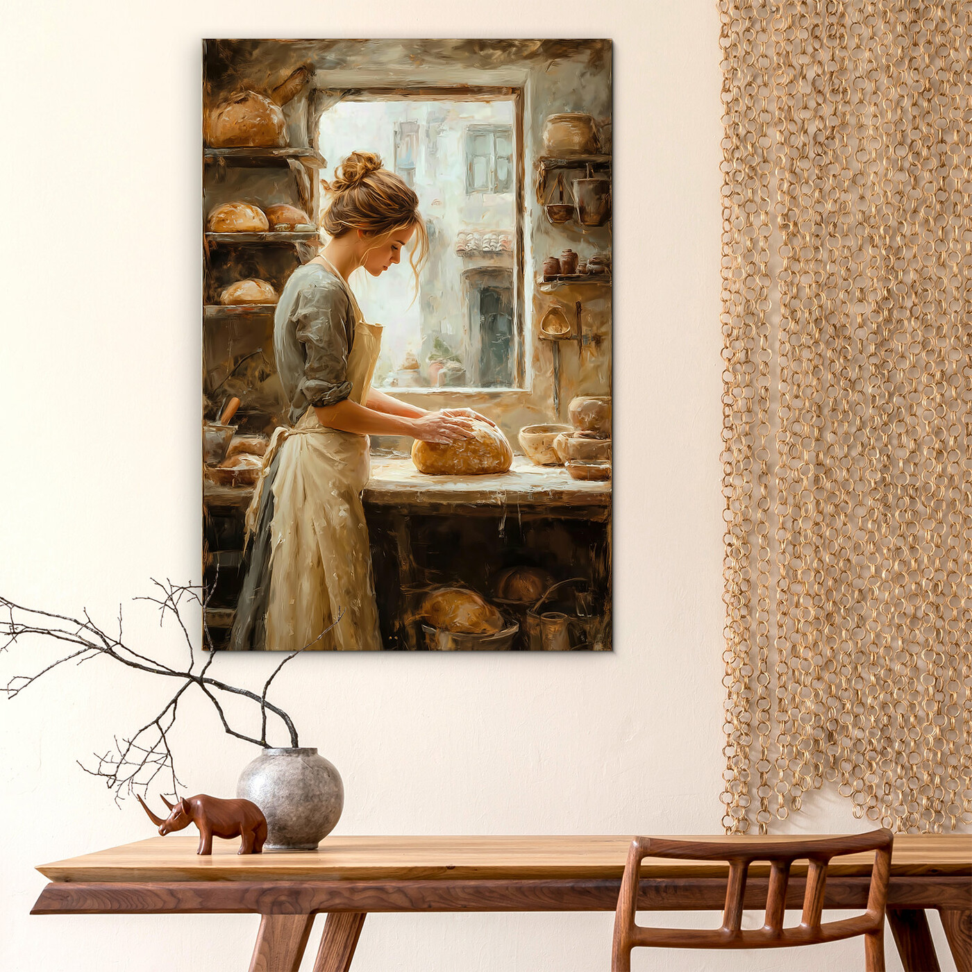 Vintage picture for the kitchen - Baker