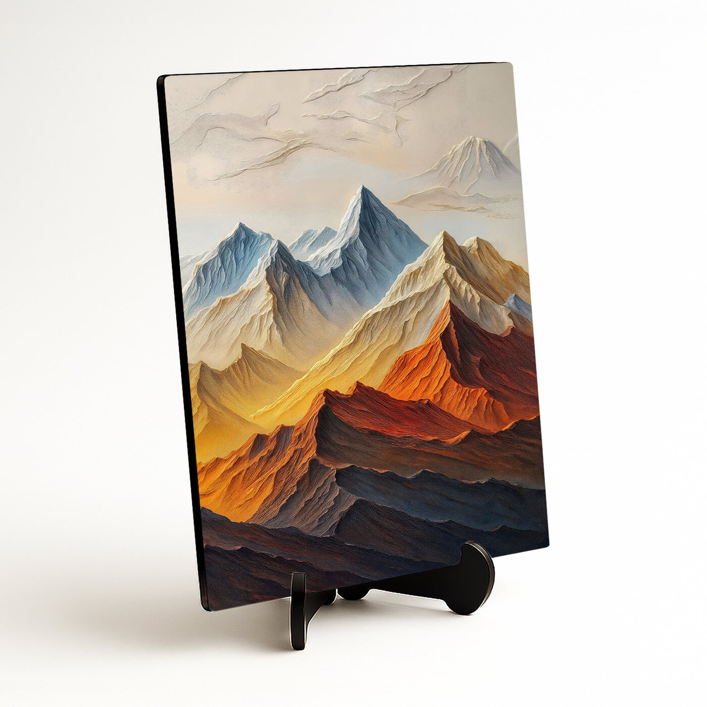 Drevený obraz - Štíty vo farbách