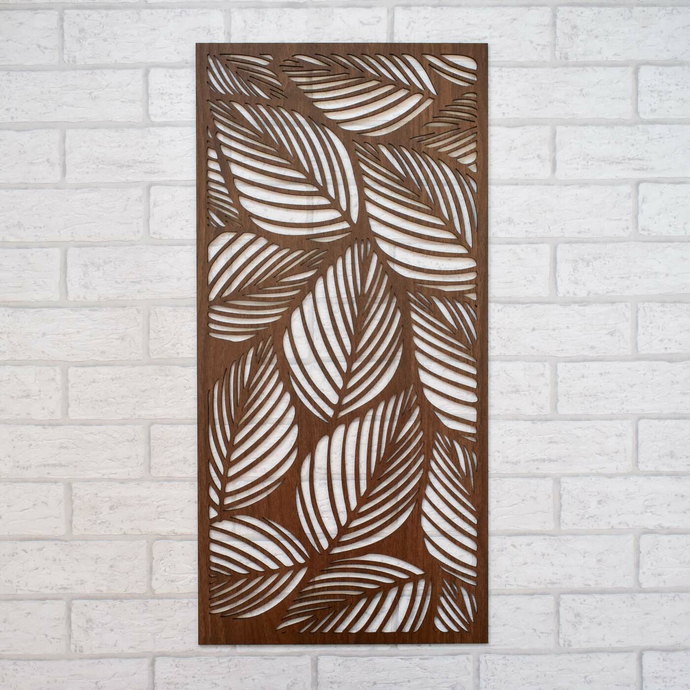 3D Wall Panel - Oasis of Leaves | Walnut