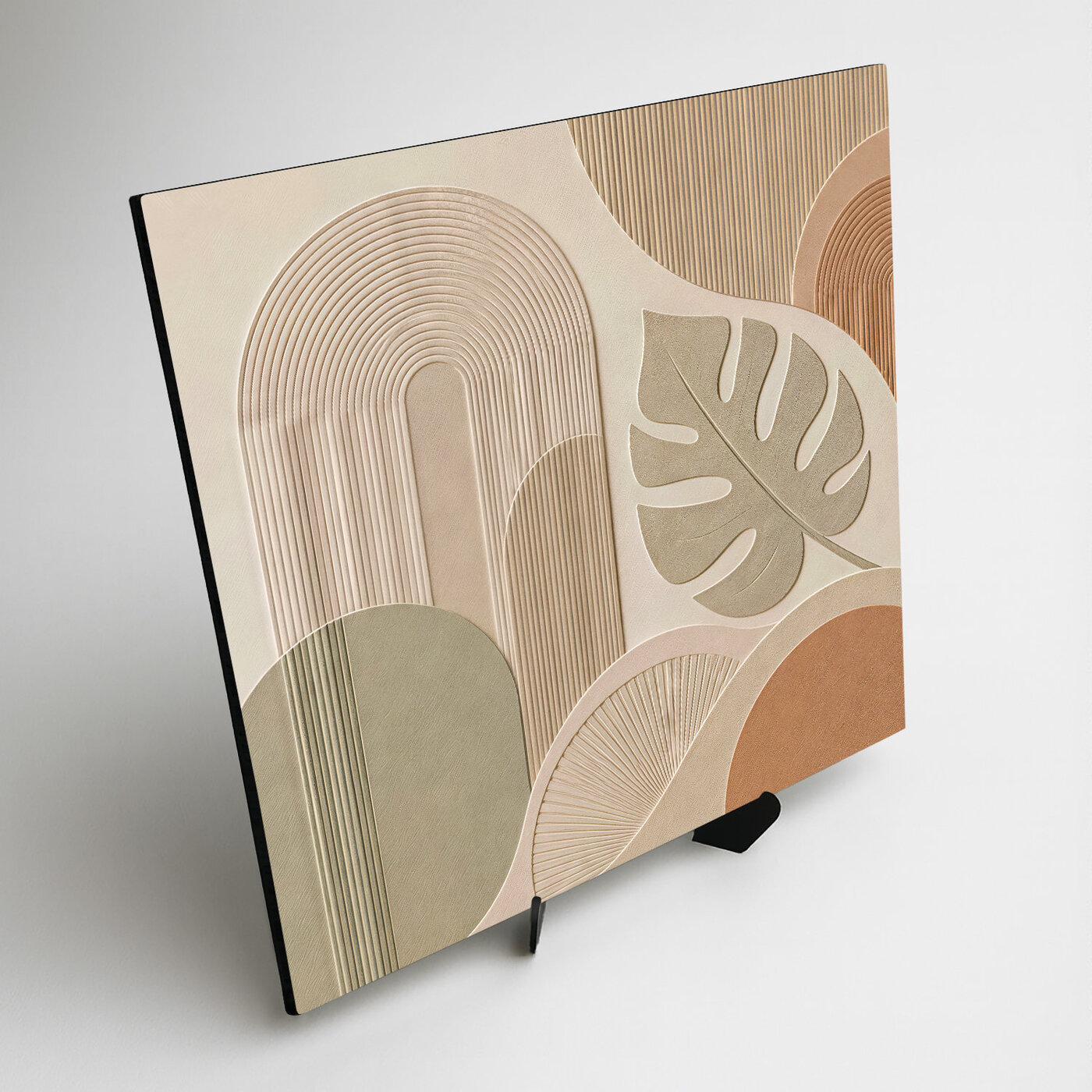 Wooden picture with tropical design - Atria