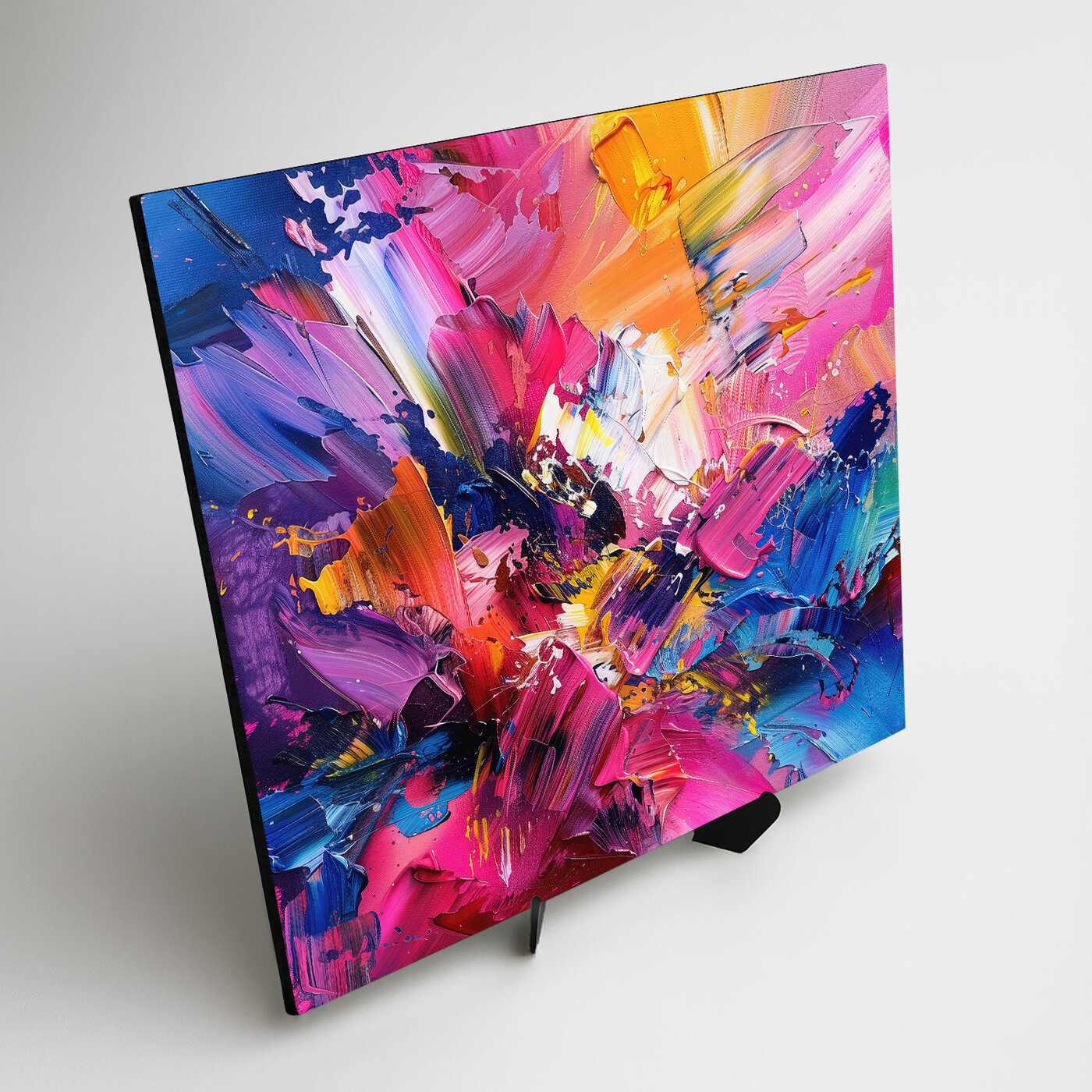 Abstract painting - Explosion of colors