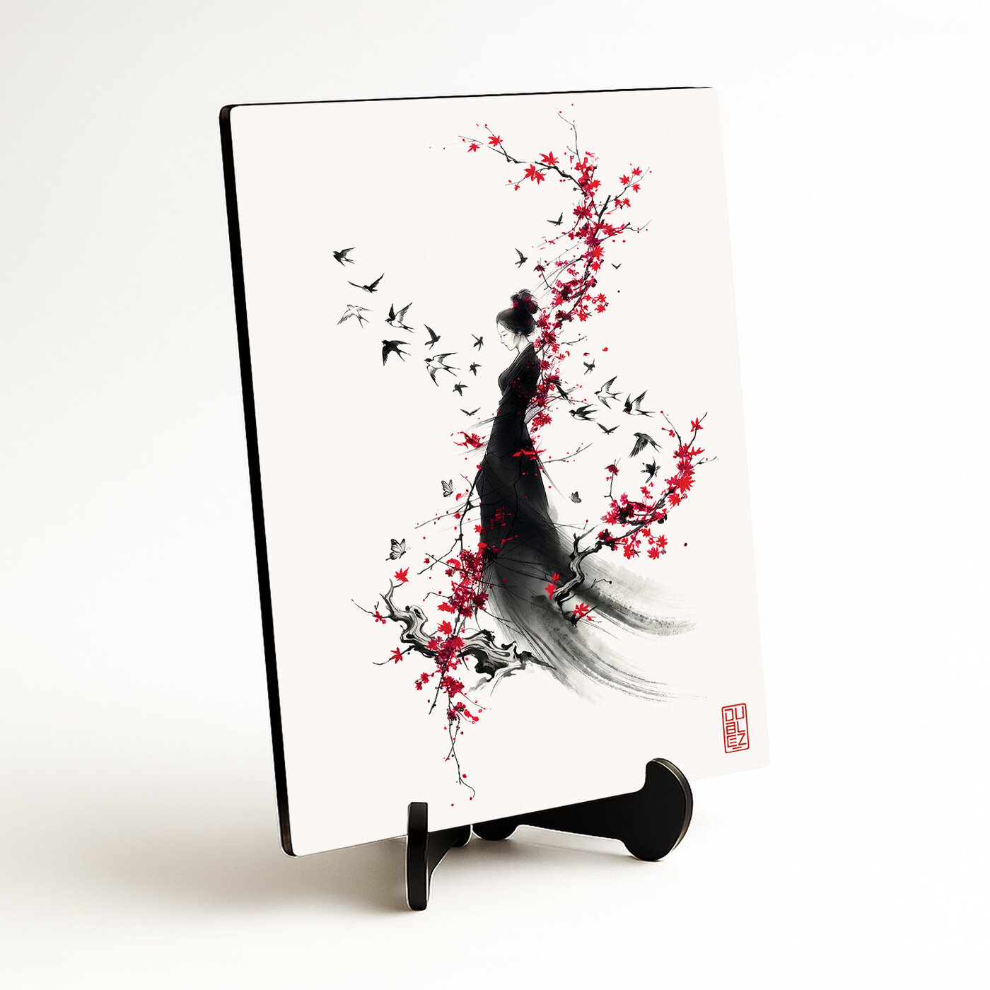 Obraz do spálne feng shui - Japonská žena