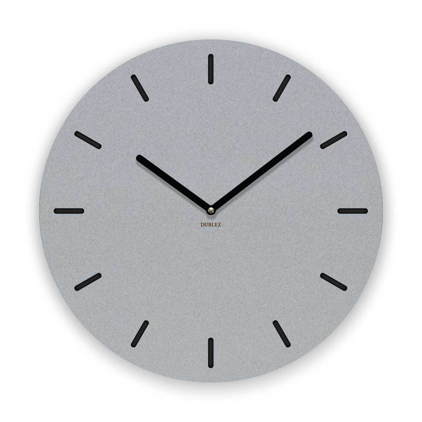 Drevené hodiny na mieru s logom firmy | Strieborná