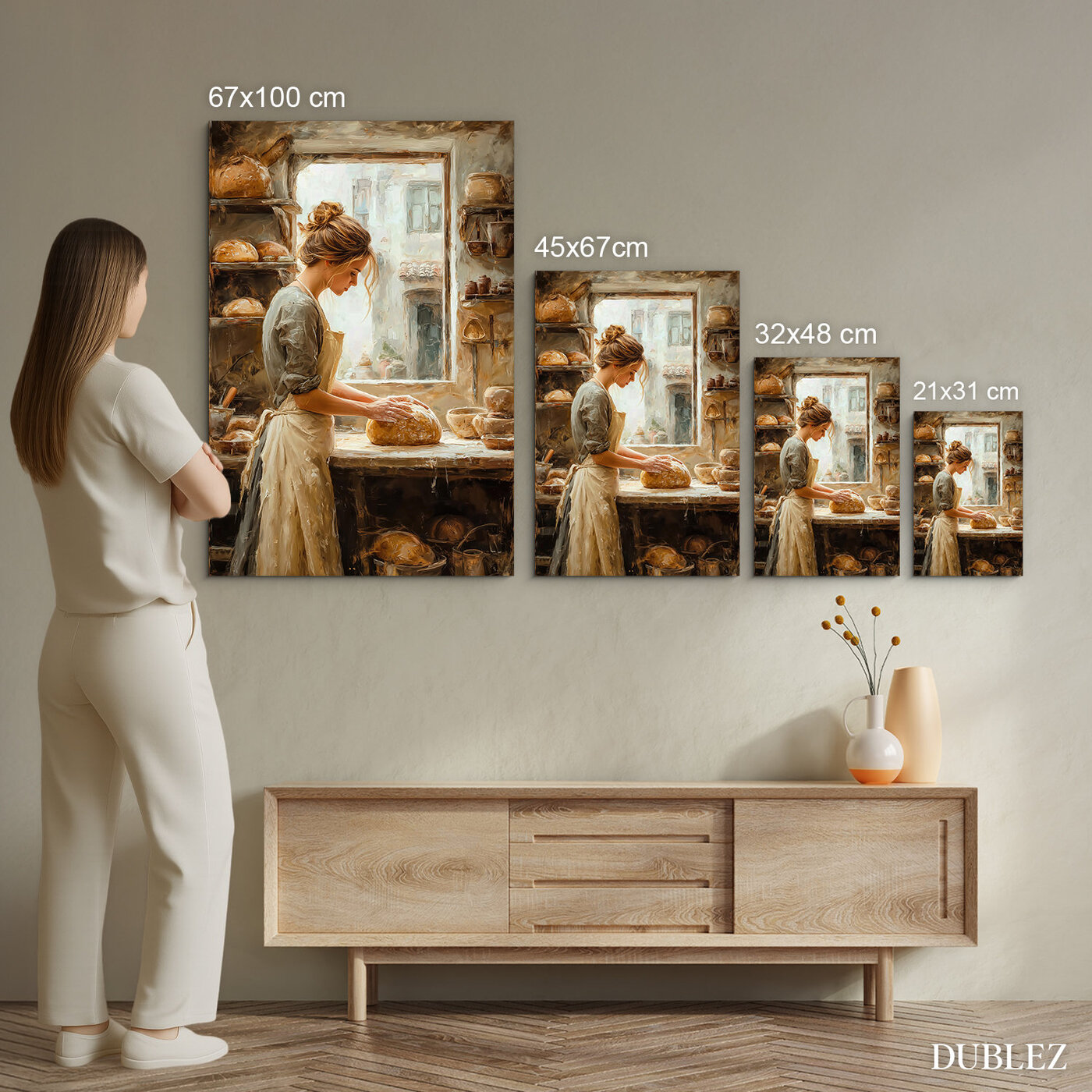 Vintage picture for the kitchen - Baker