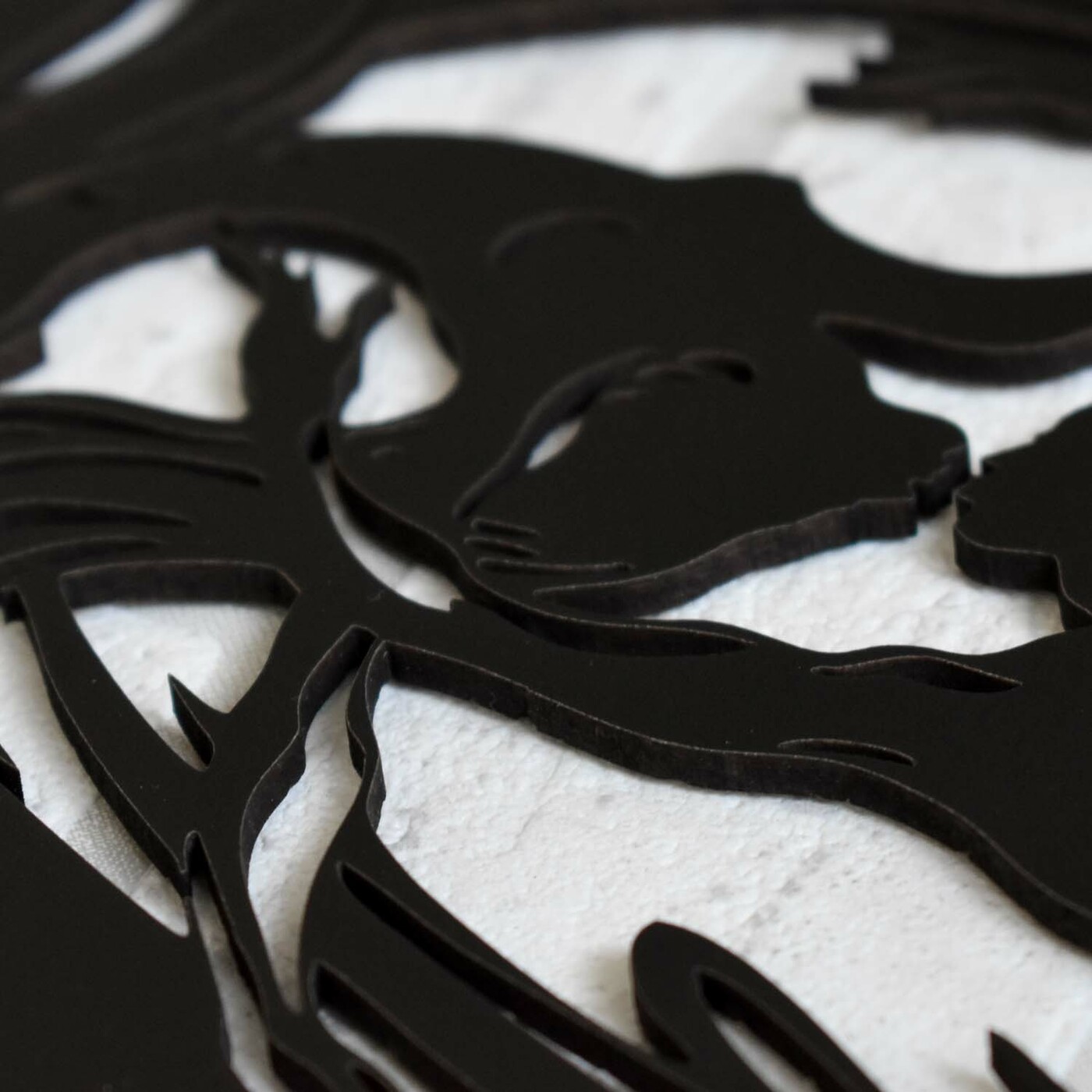 Drevený obraz do spálne - Akty | Čierna