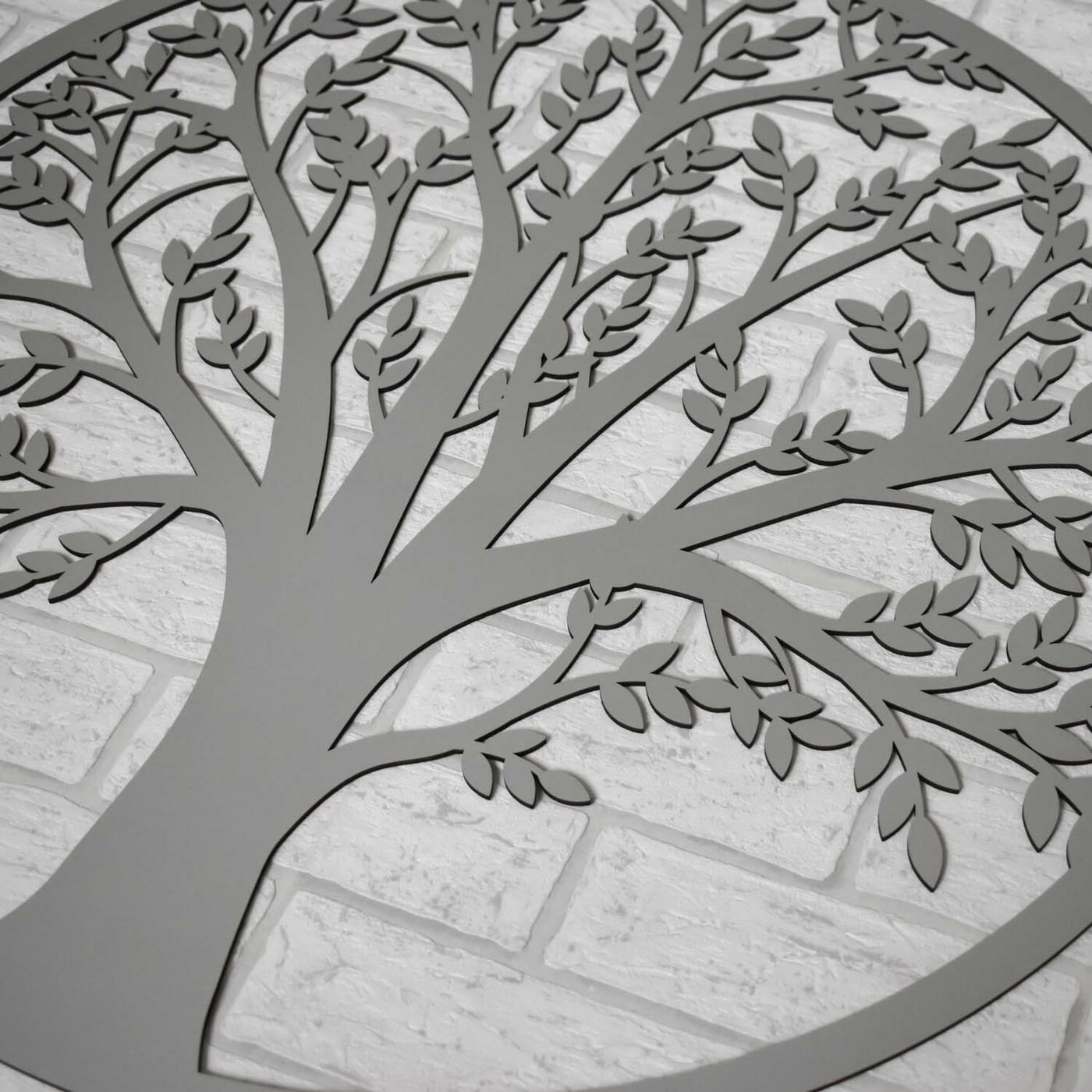 Tree of Life from Wood - Family | Silver