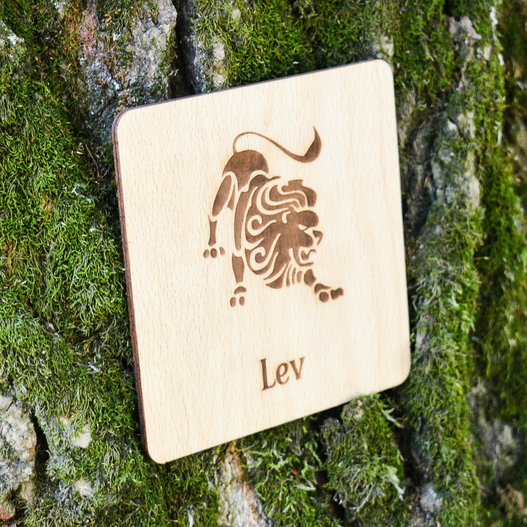 Pivná podložka - Znamenie Lev