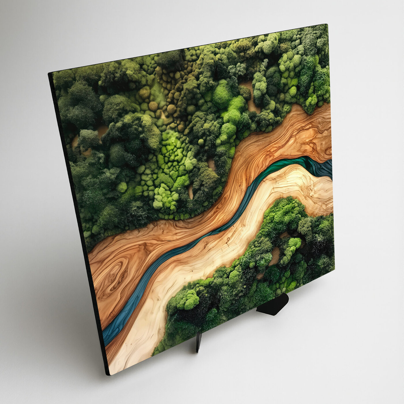 Colorful Wooden Wall Art - Abstract Forest