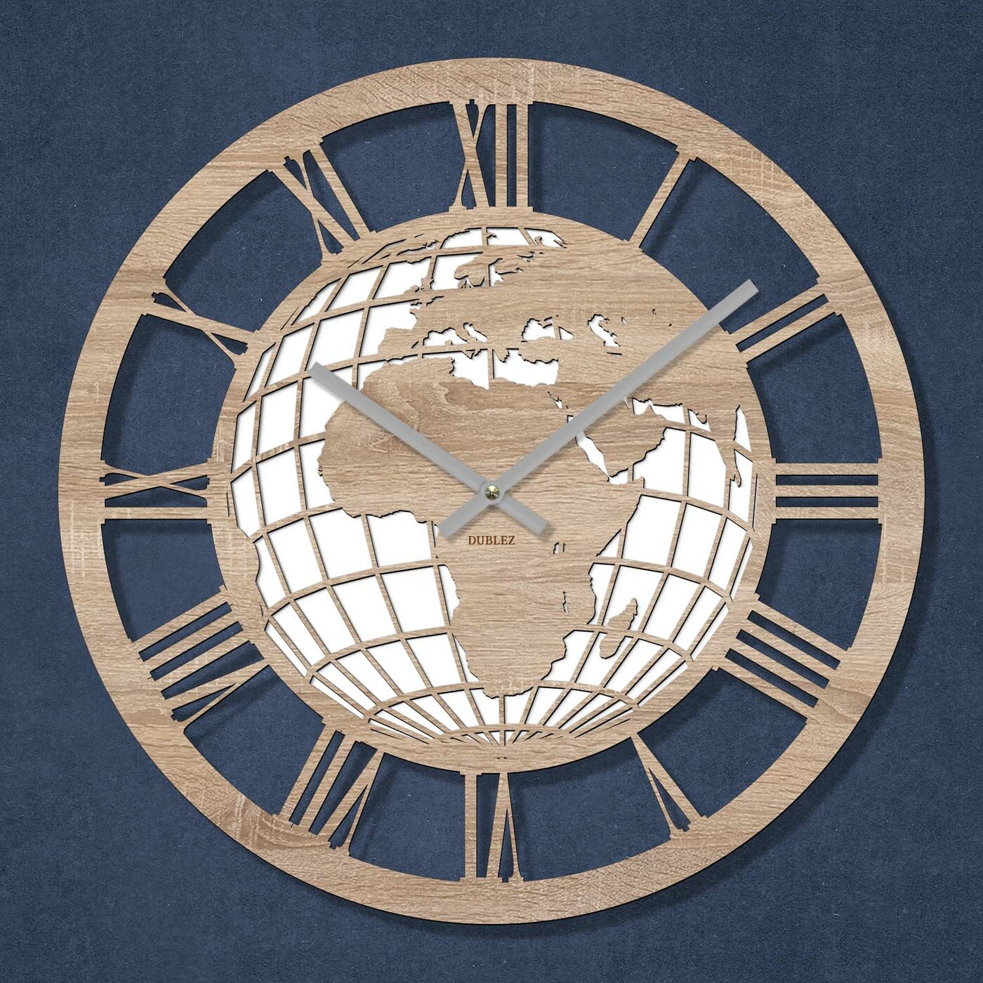 Fa óra - Világtérkép | Sonoma Tölgy