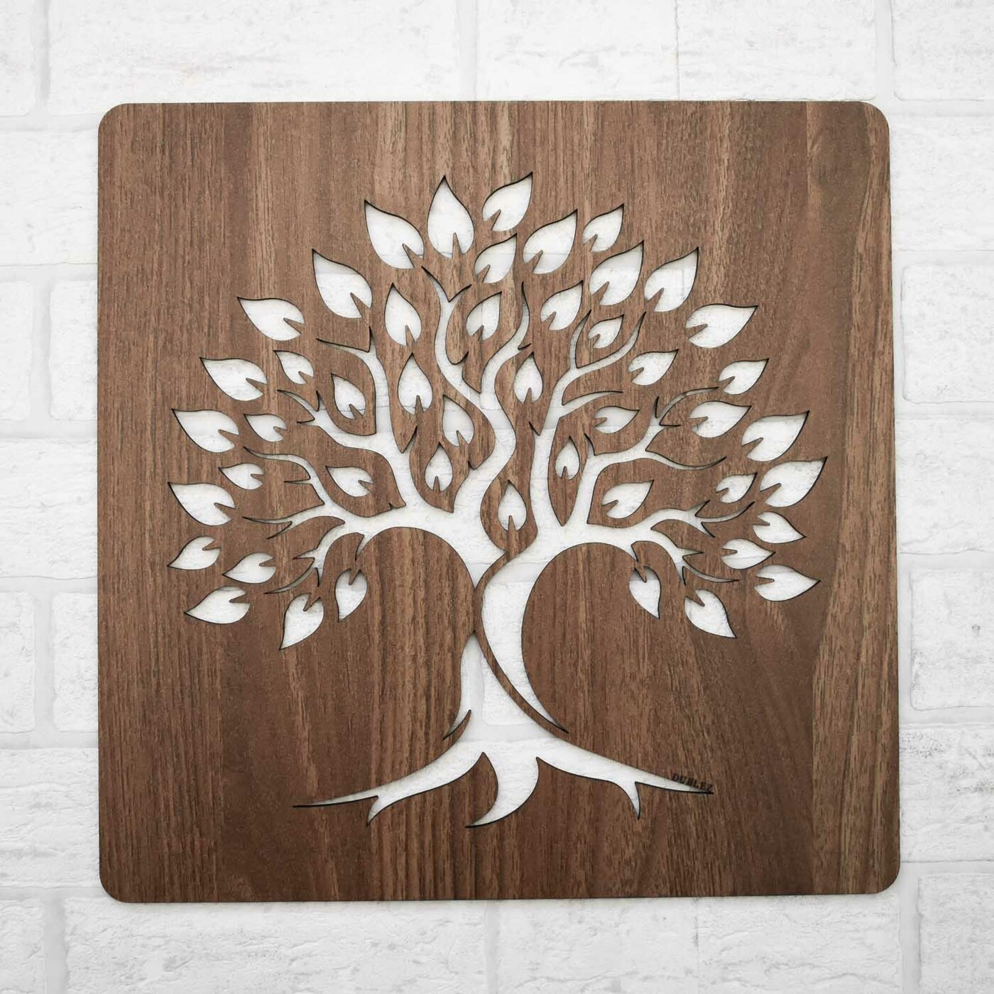 Wooden Tree of Life on the Wall - Sapphire | Walnut