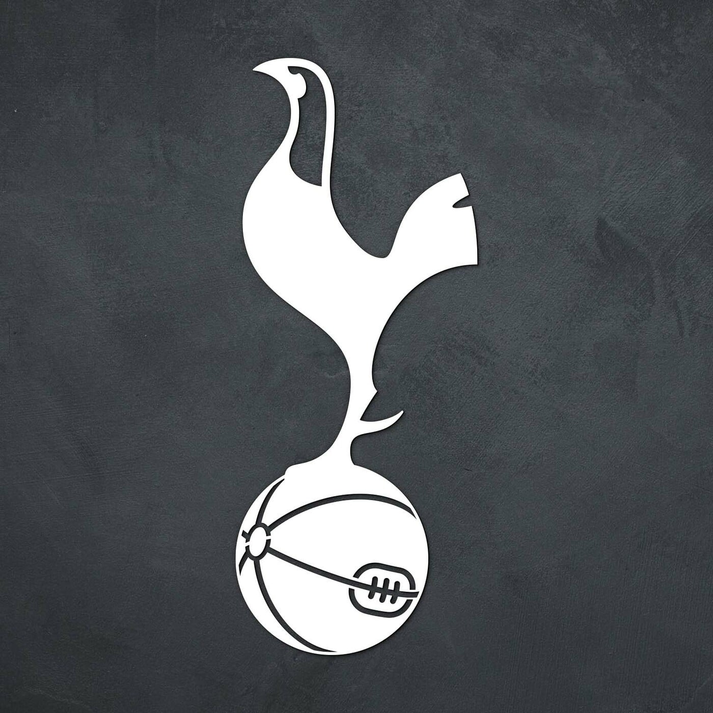 Wooden Logo - Tottenham Hotspur F.C. | White