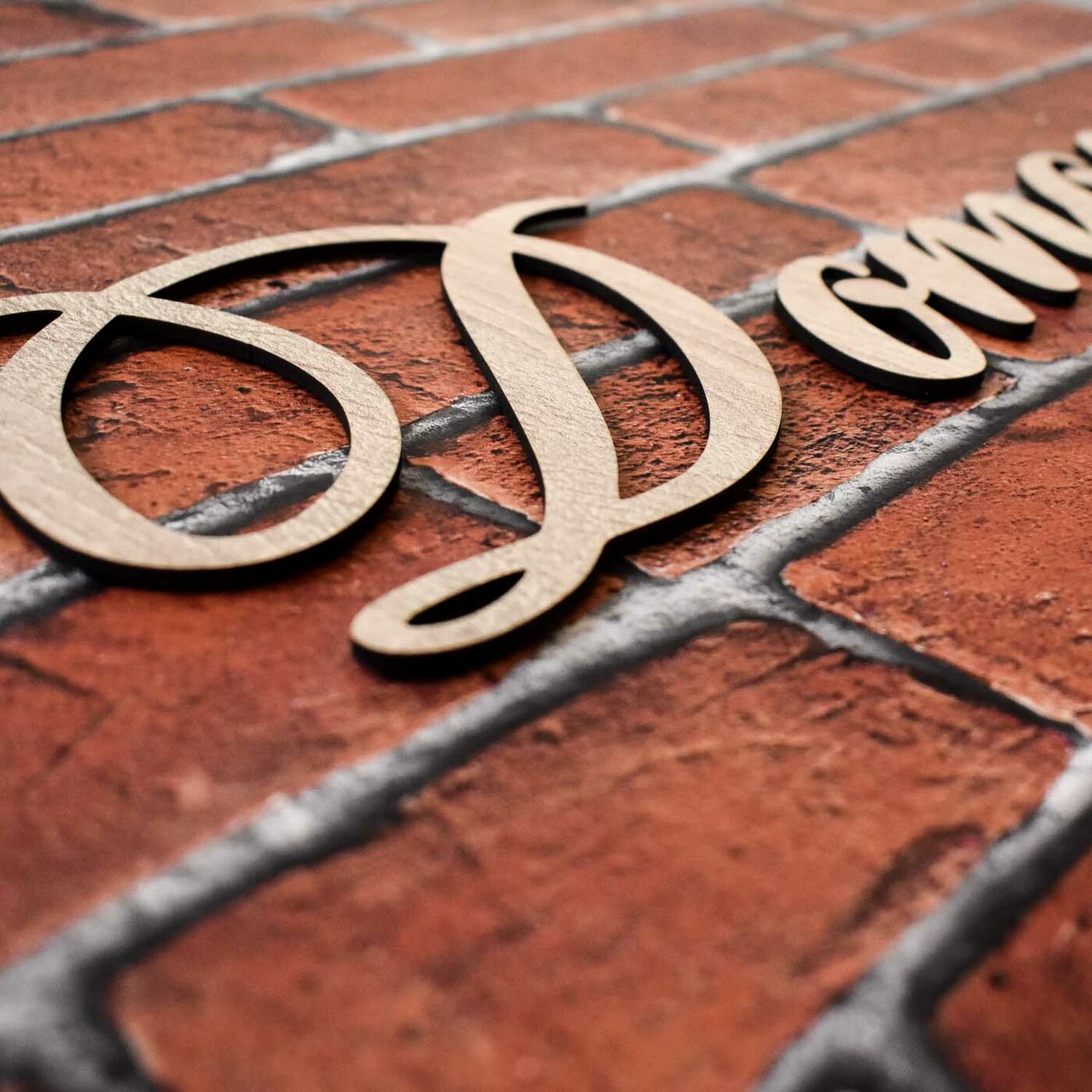 Nálepka na zeď - Český nápis - Náš domov | Dub Sonoma