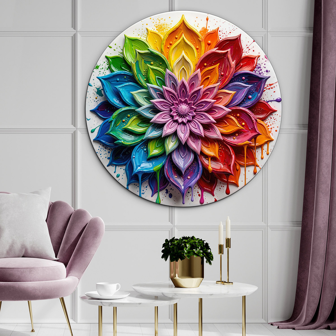 Mandala for the wall - Joy
