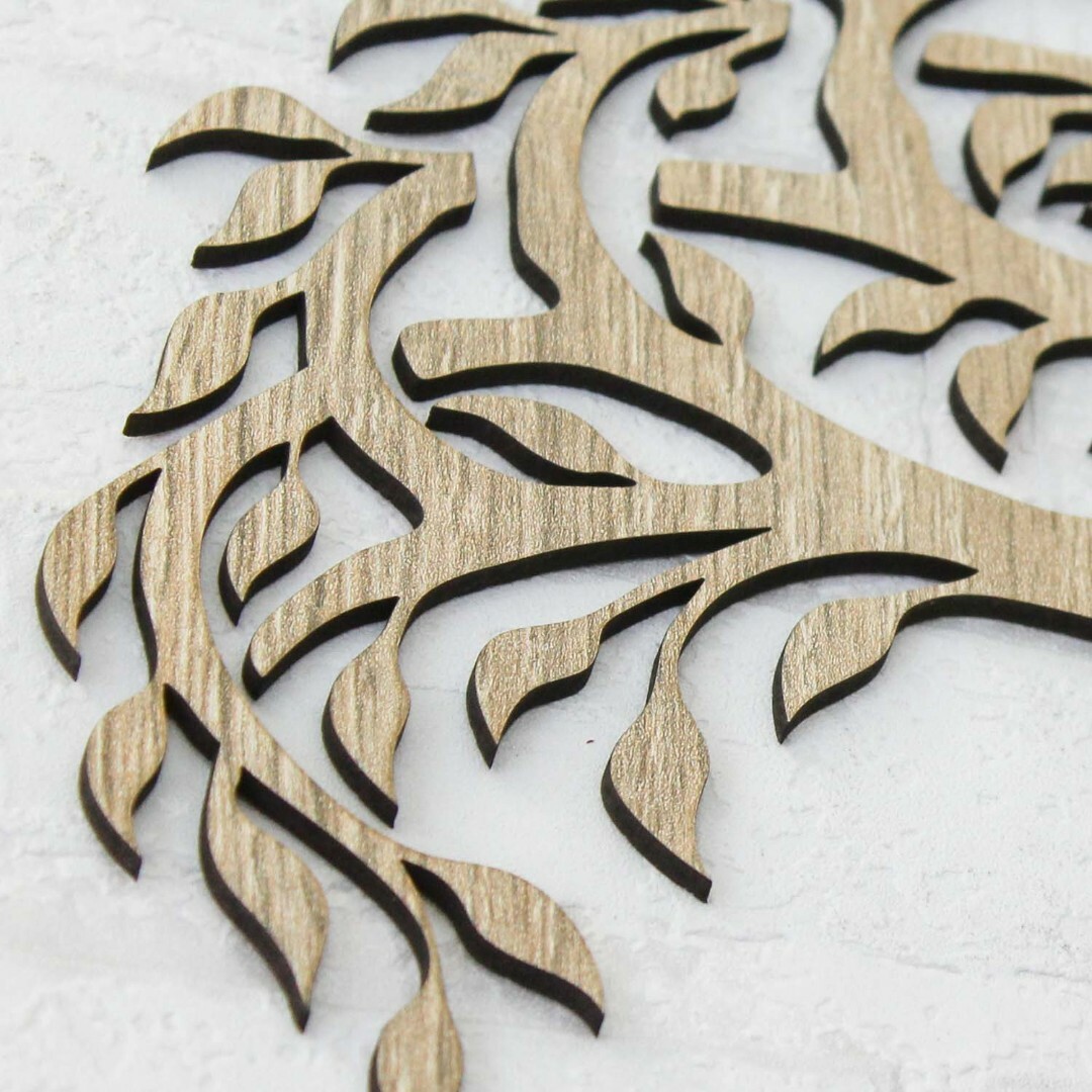 2 az 1-ben fából készült életfák - Hod és Netzach | Sonoma Tölgy