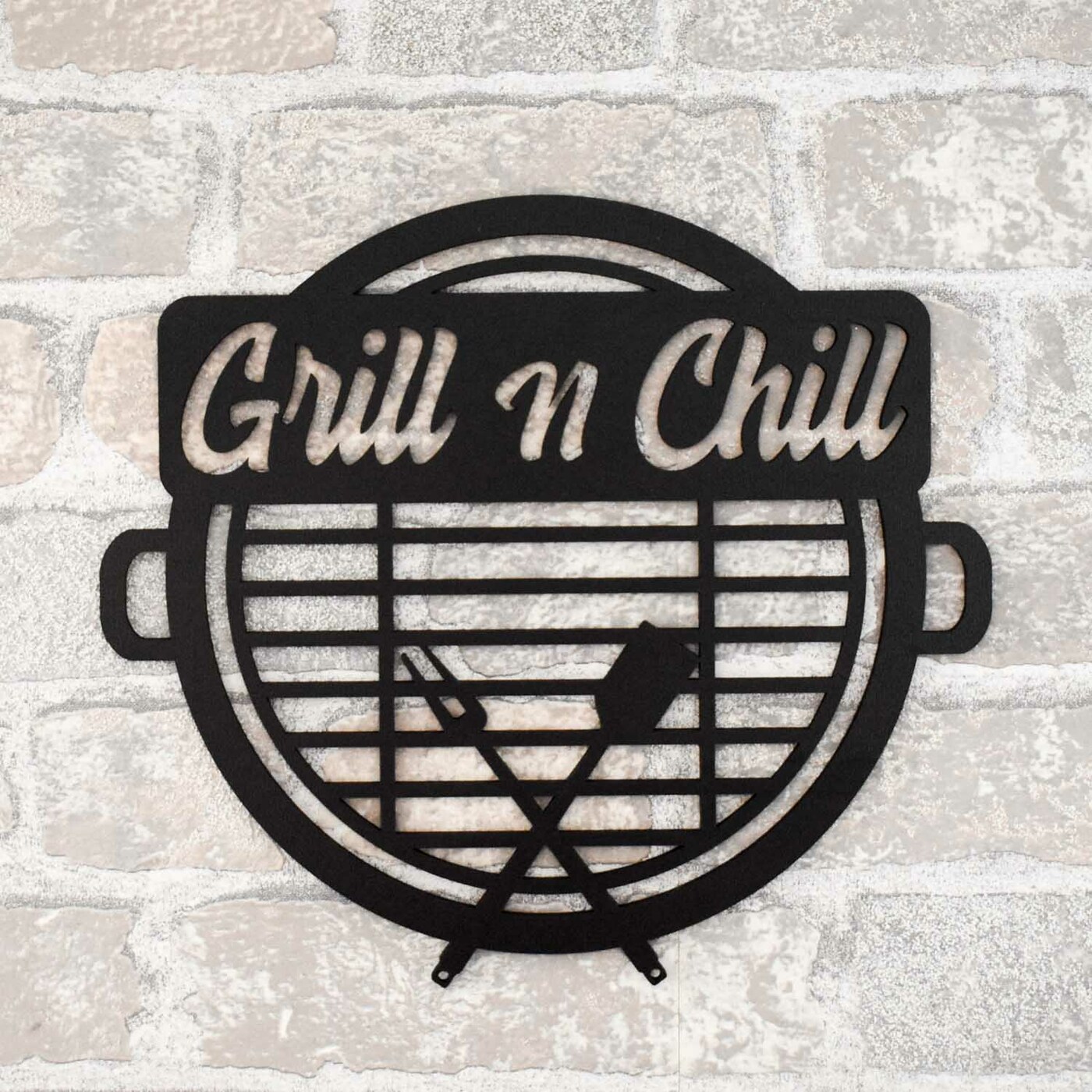 Drevený doplnok do kuchyne - Grill n Chill | Čierna