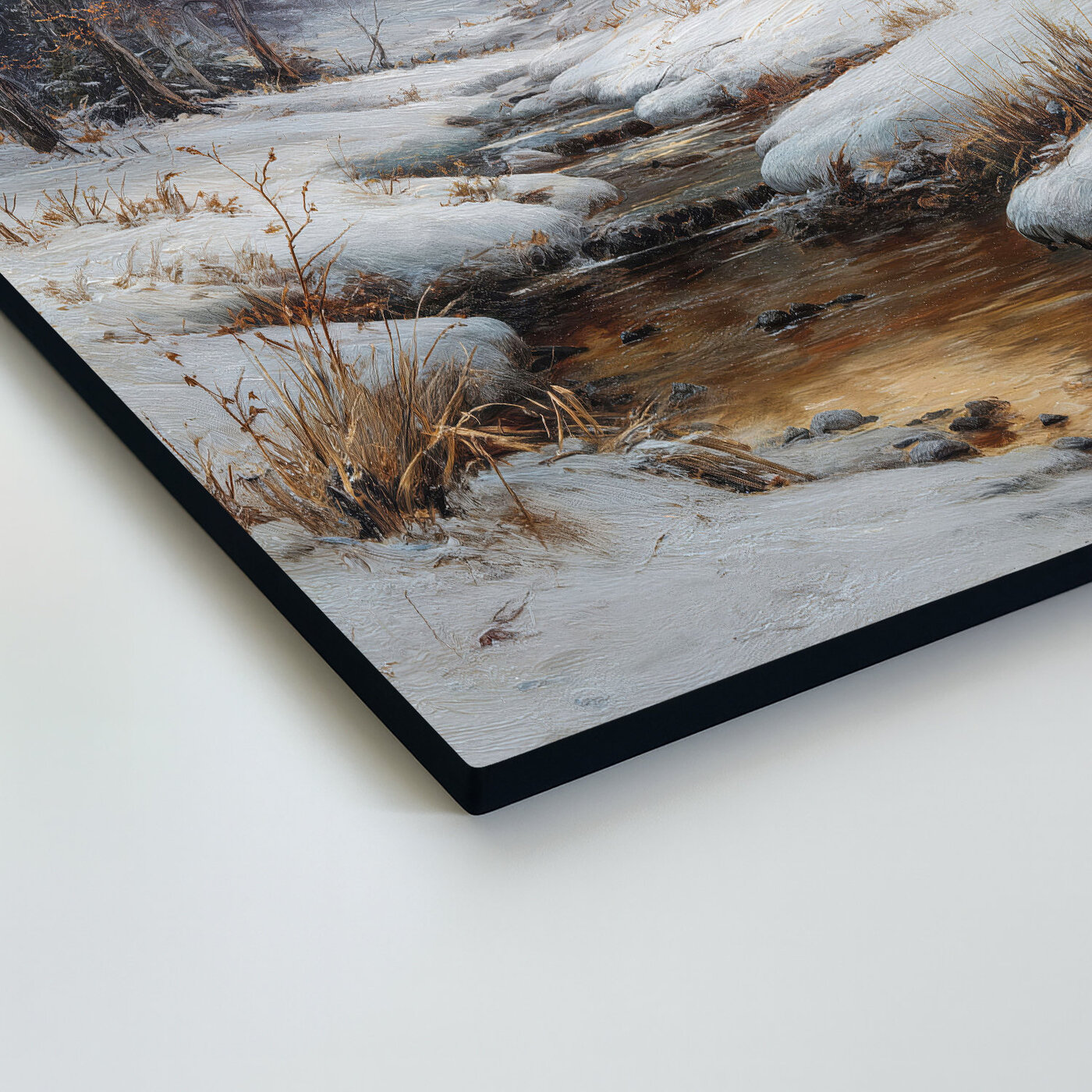 Nástěnný obraz zasněžené krajiny - Tichá krása zimy