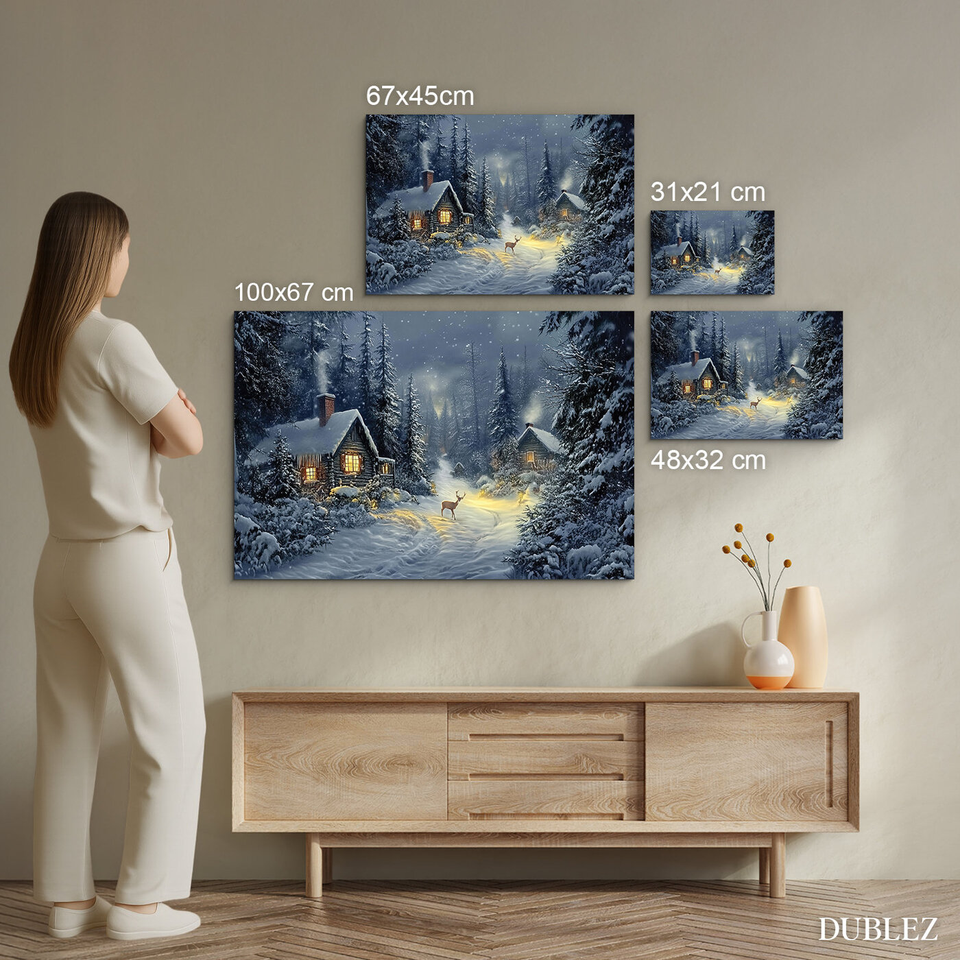 Wooden Wall Art - Winter Wonderland