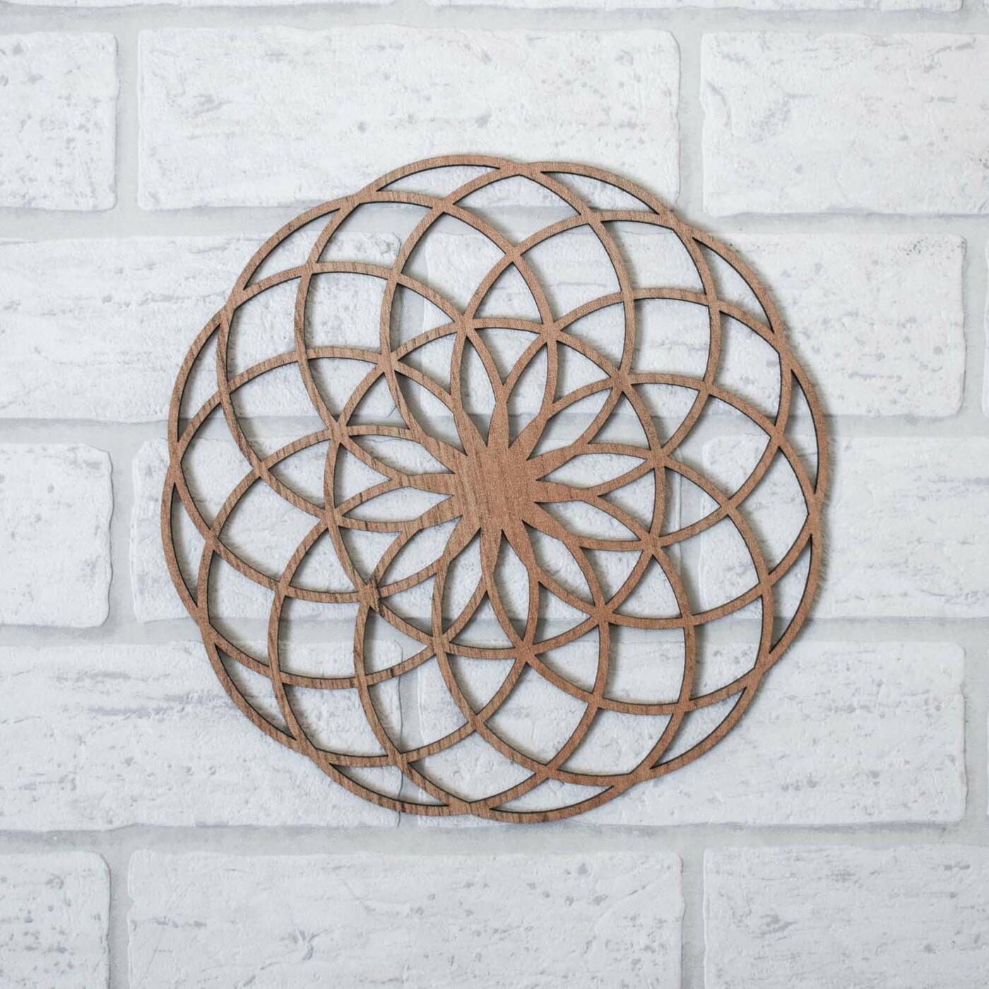 Sacred Geometry - Flower of Life Symbol | Tobacco Oak
