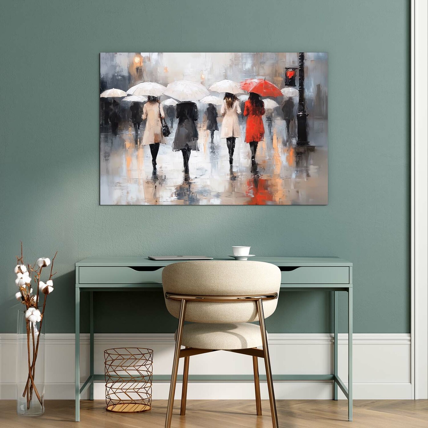 Modern kép - Esős nap