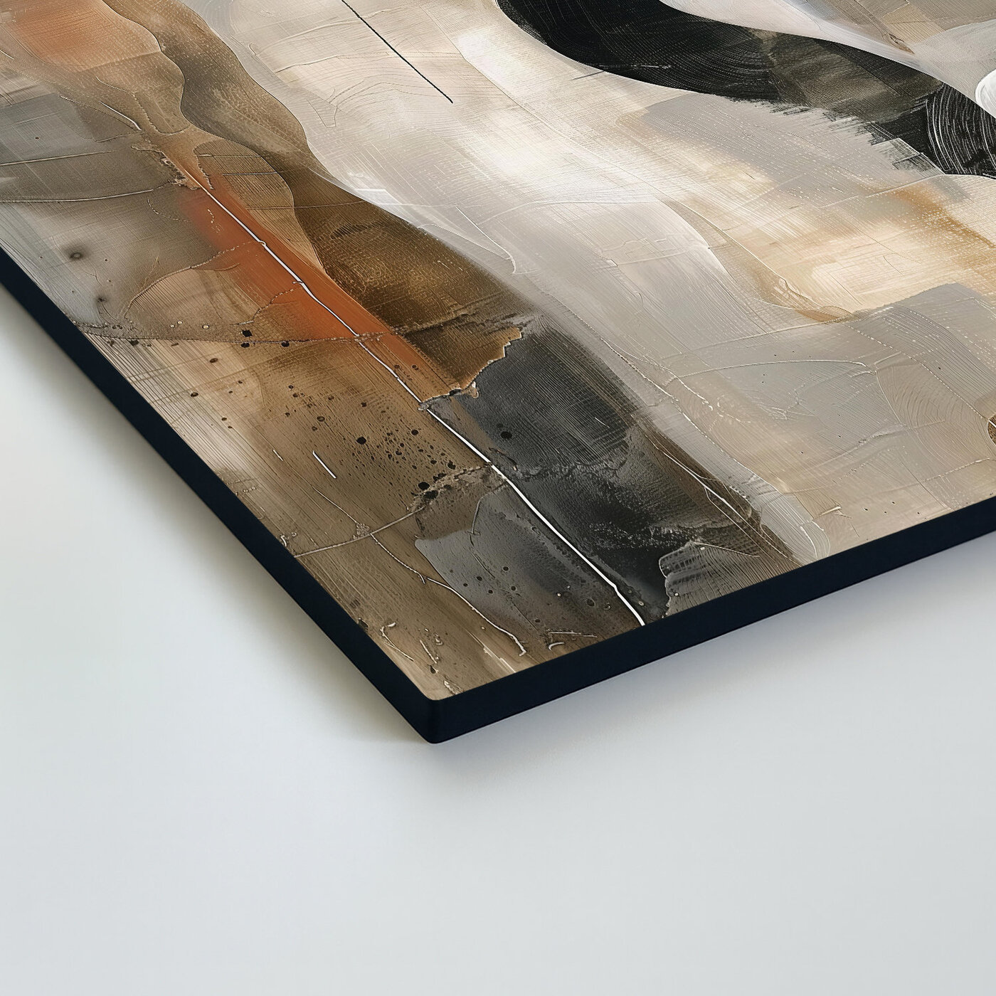 Abstract painting for the living room - Japandi