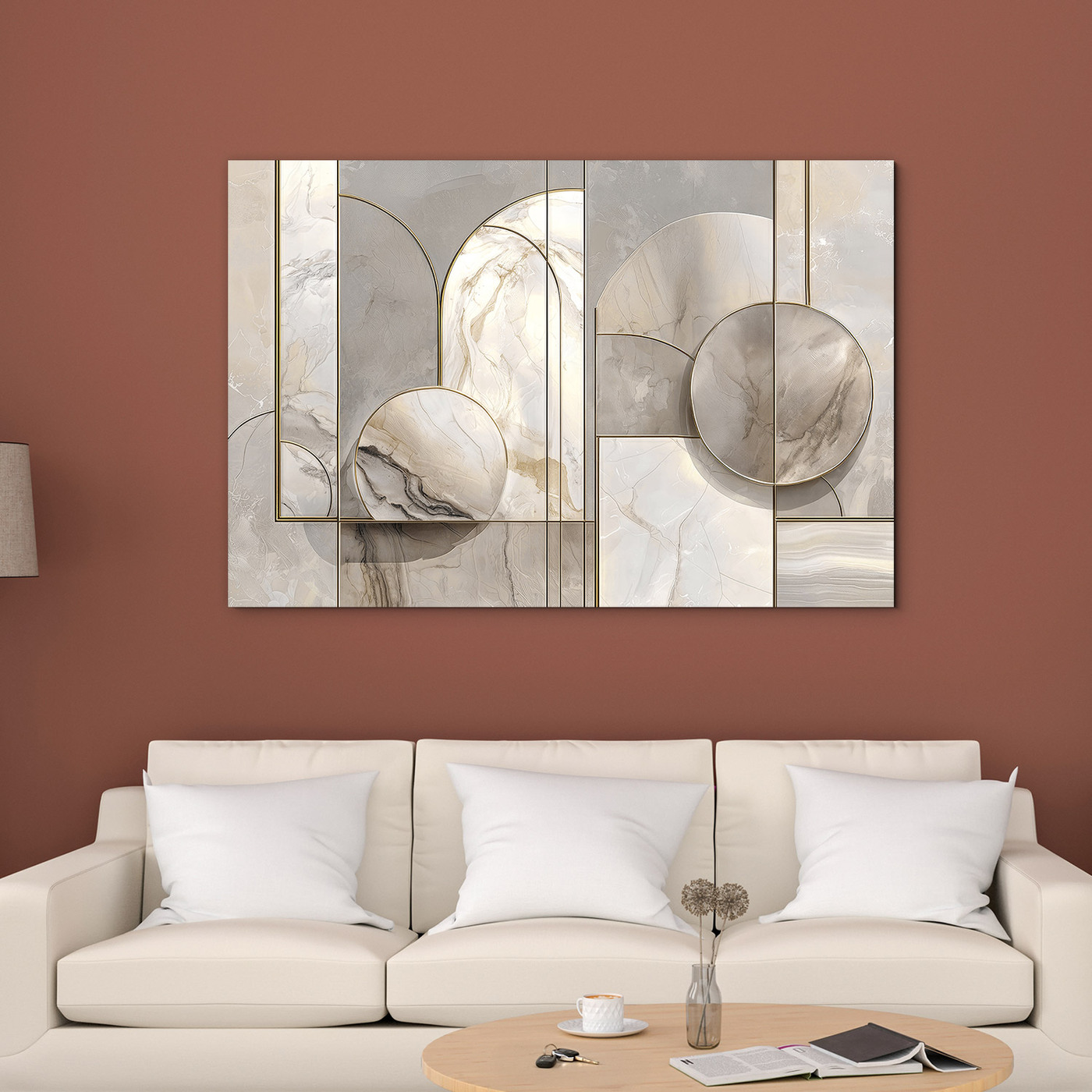 Abstraktný mramorový obraz - Elysian