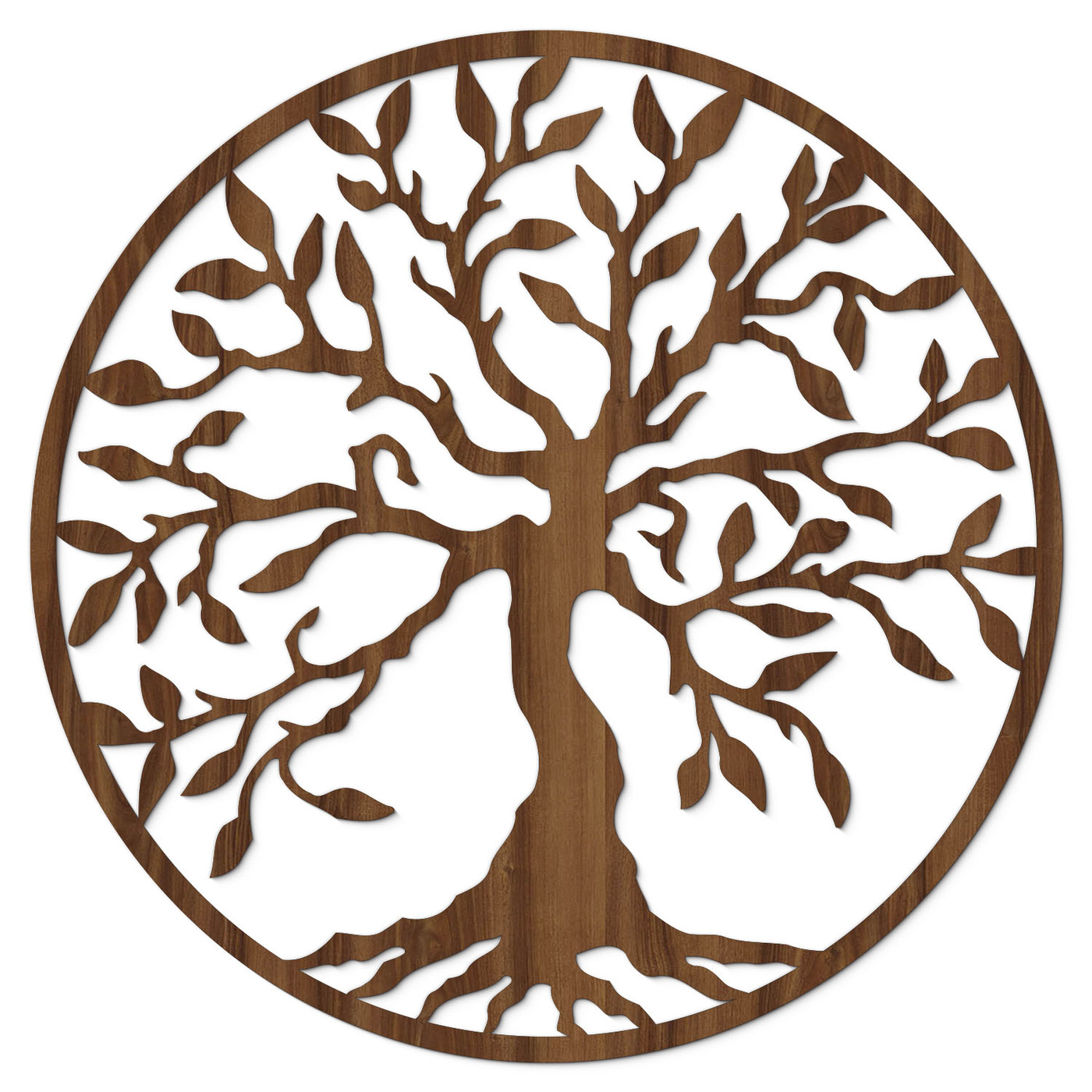 Wall Art Tree of Life - Yesod | Walnut
