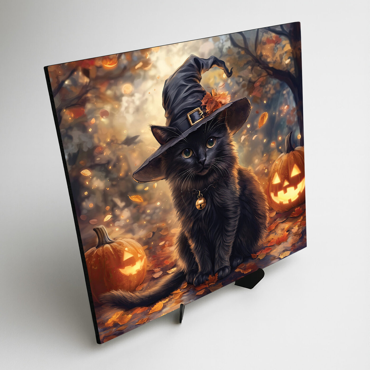 Wall Art for Halloween - Black Cat