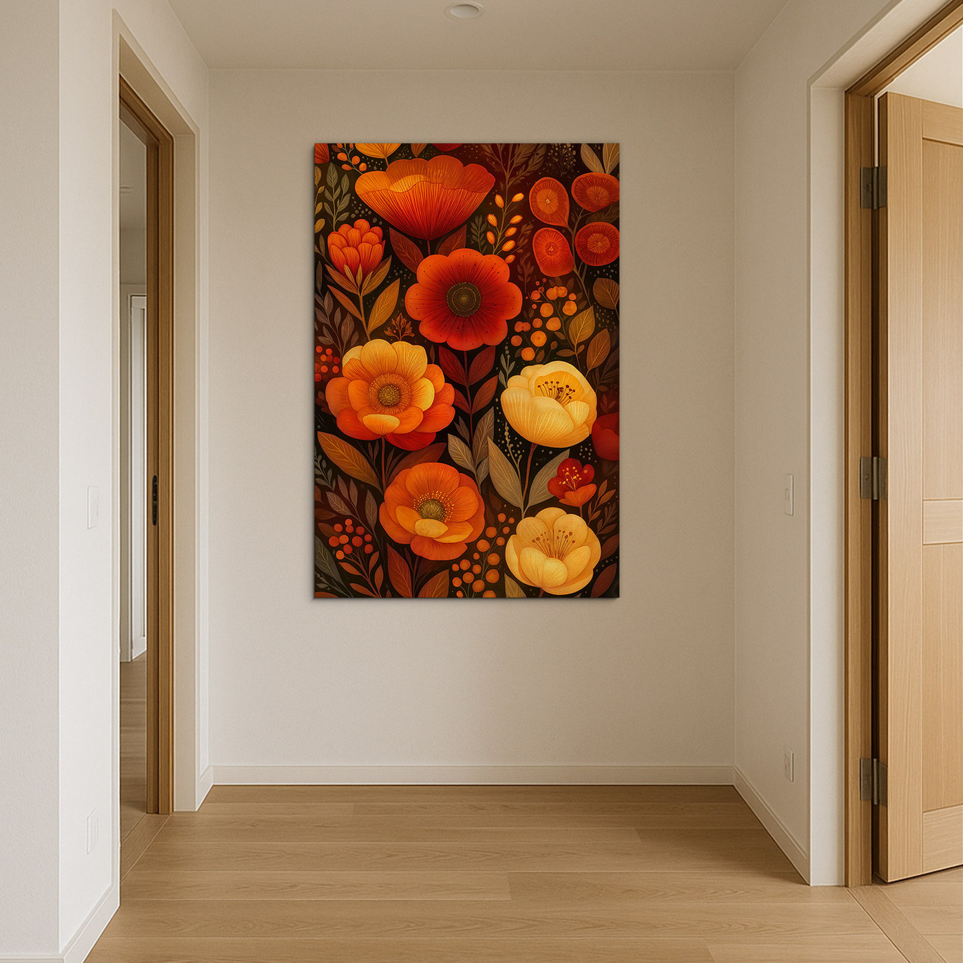 Obraz do obývačky s kvetmi 