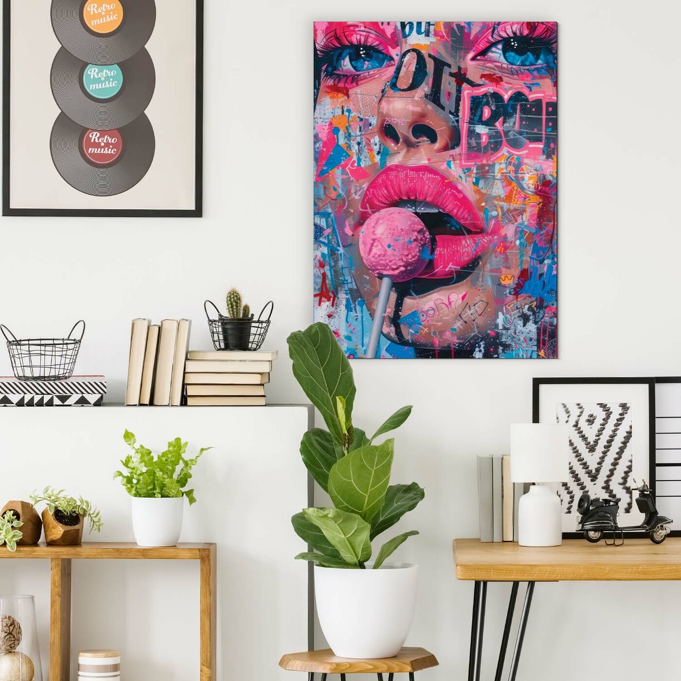 Street Art Wall Art - Lollipop