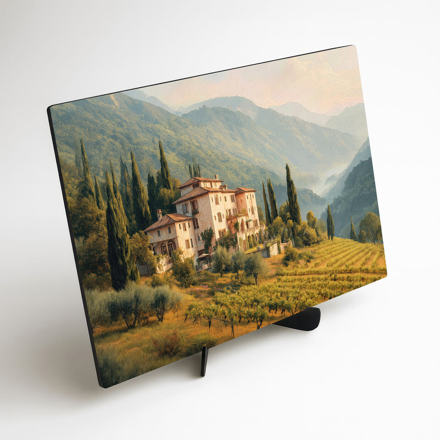 Image on wood - Tuscany
