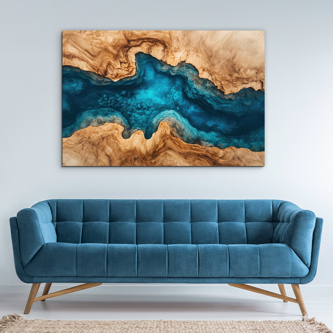 Imitace živicového obrazu - Hluboká