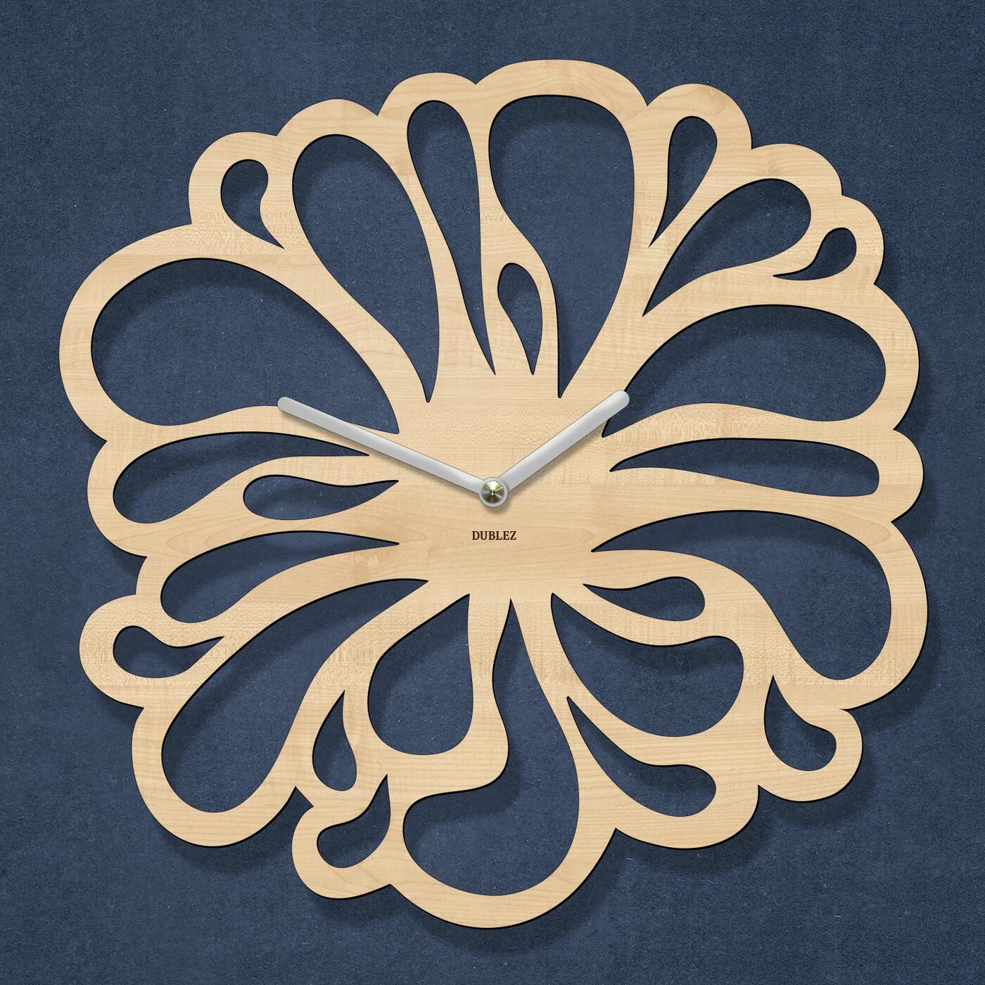 Nástěnné obrazové hodiny - Flower | Javor