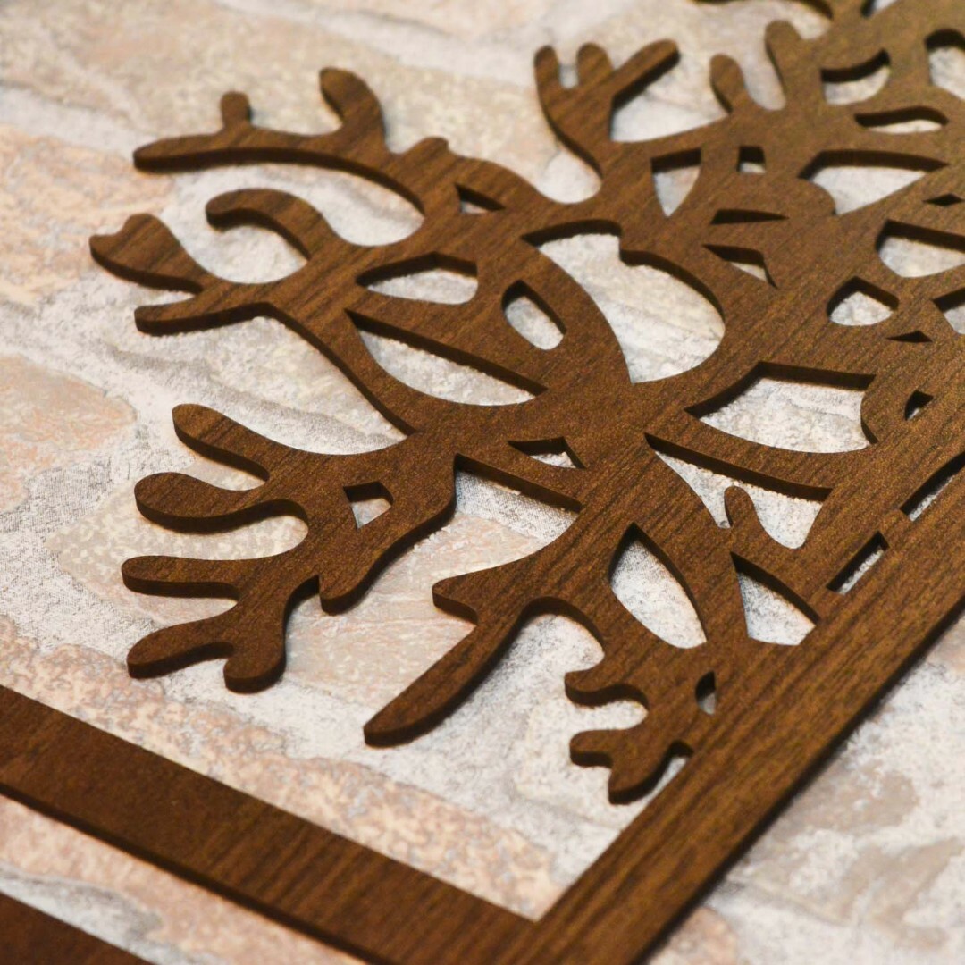 Wooden Wall Art - Eiffel Tower | Walnut