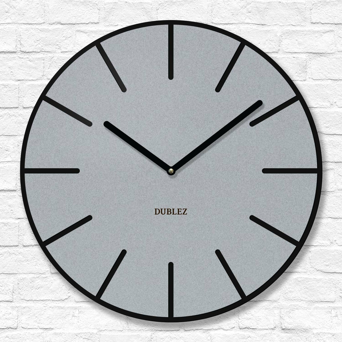Wall Clock with Silent Movement - Cynthia | Silver