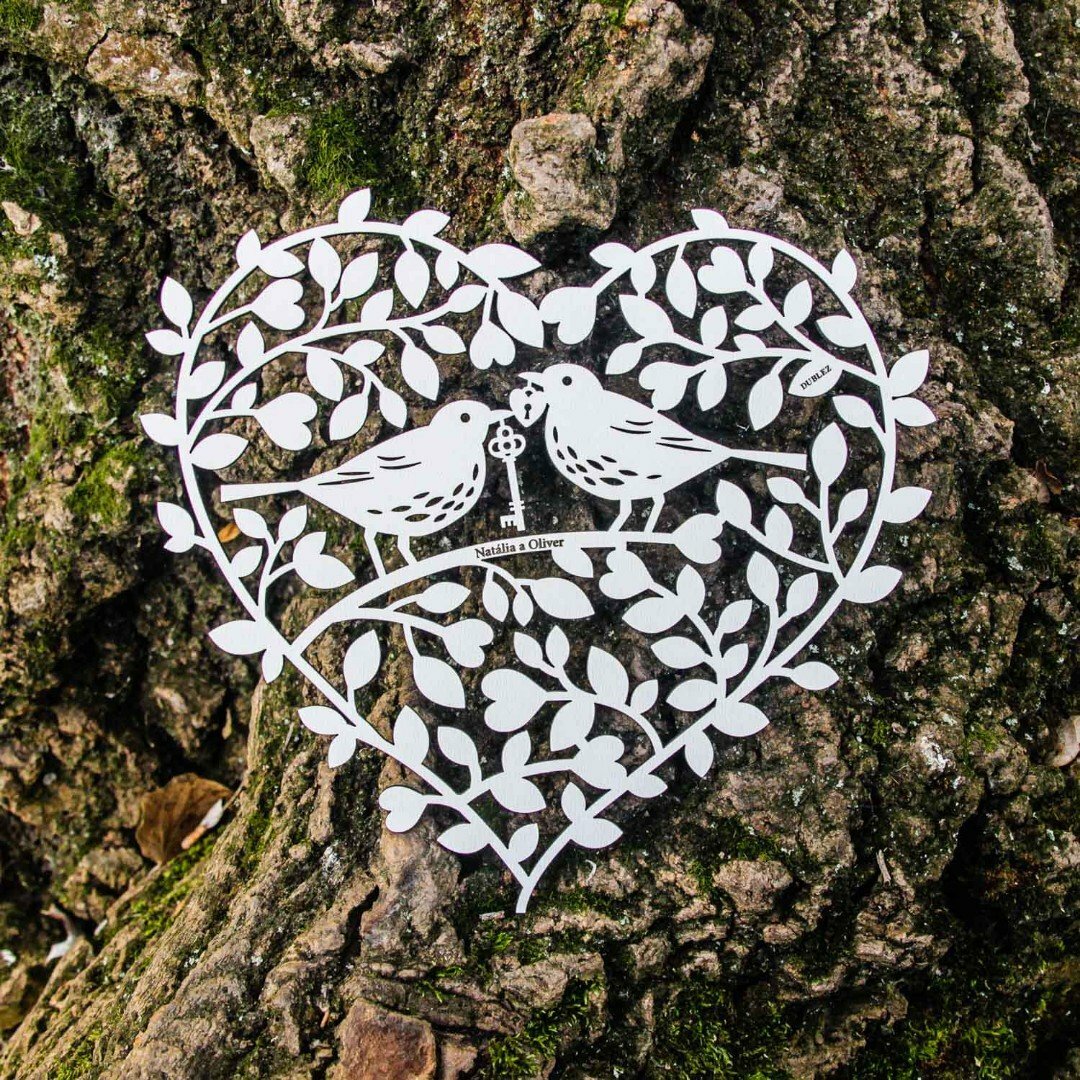 Valentínsky darček s menom - Srdiečko 