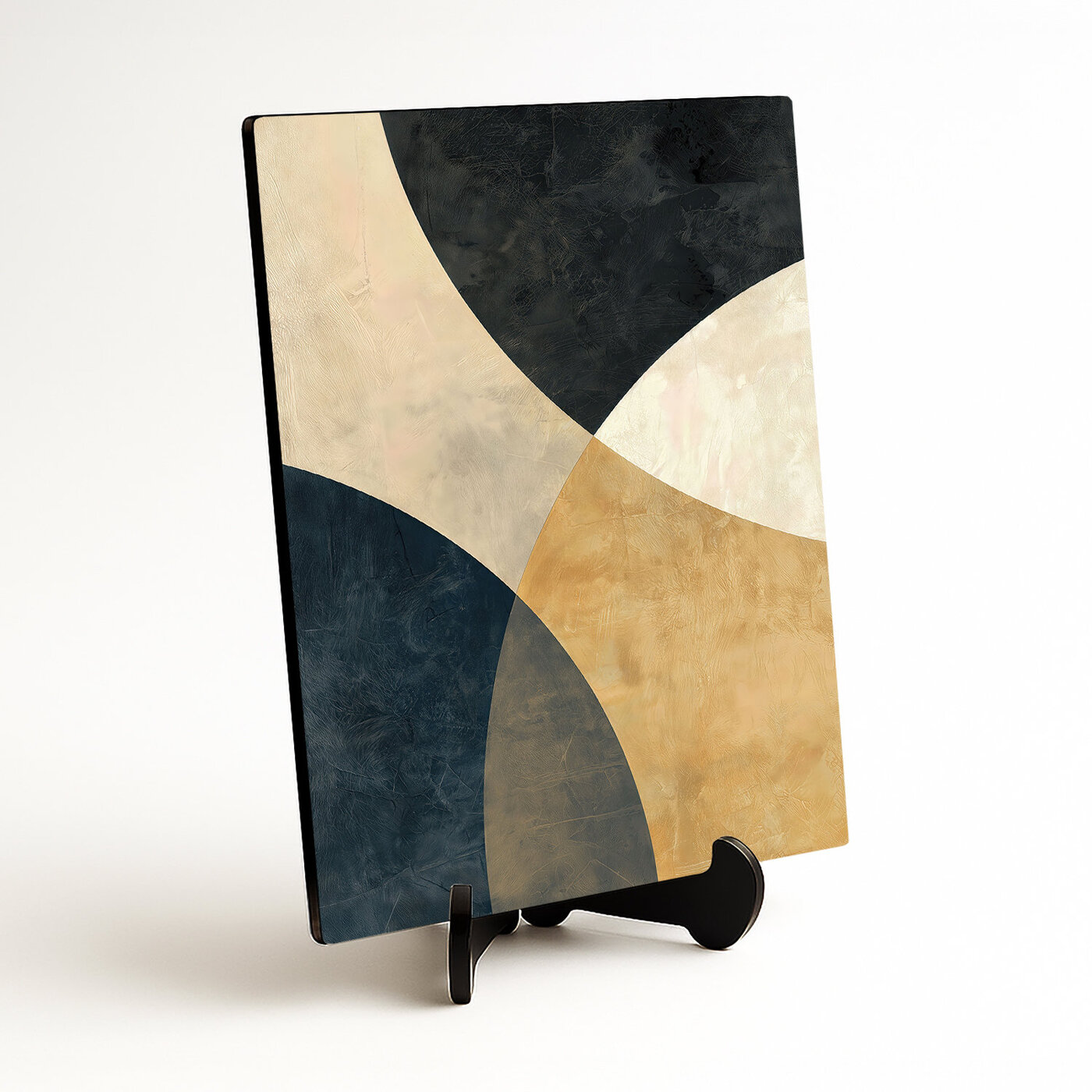 Abstract art on wood - Contrast