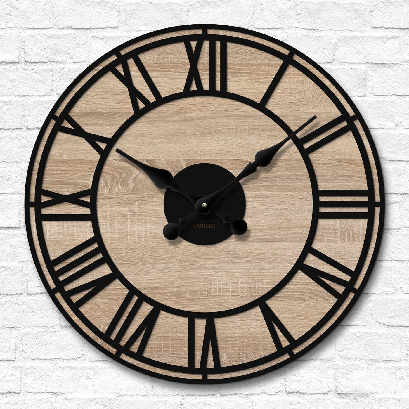 Large Wall Clock - Imperial | Oak Sonoma