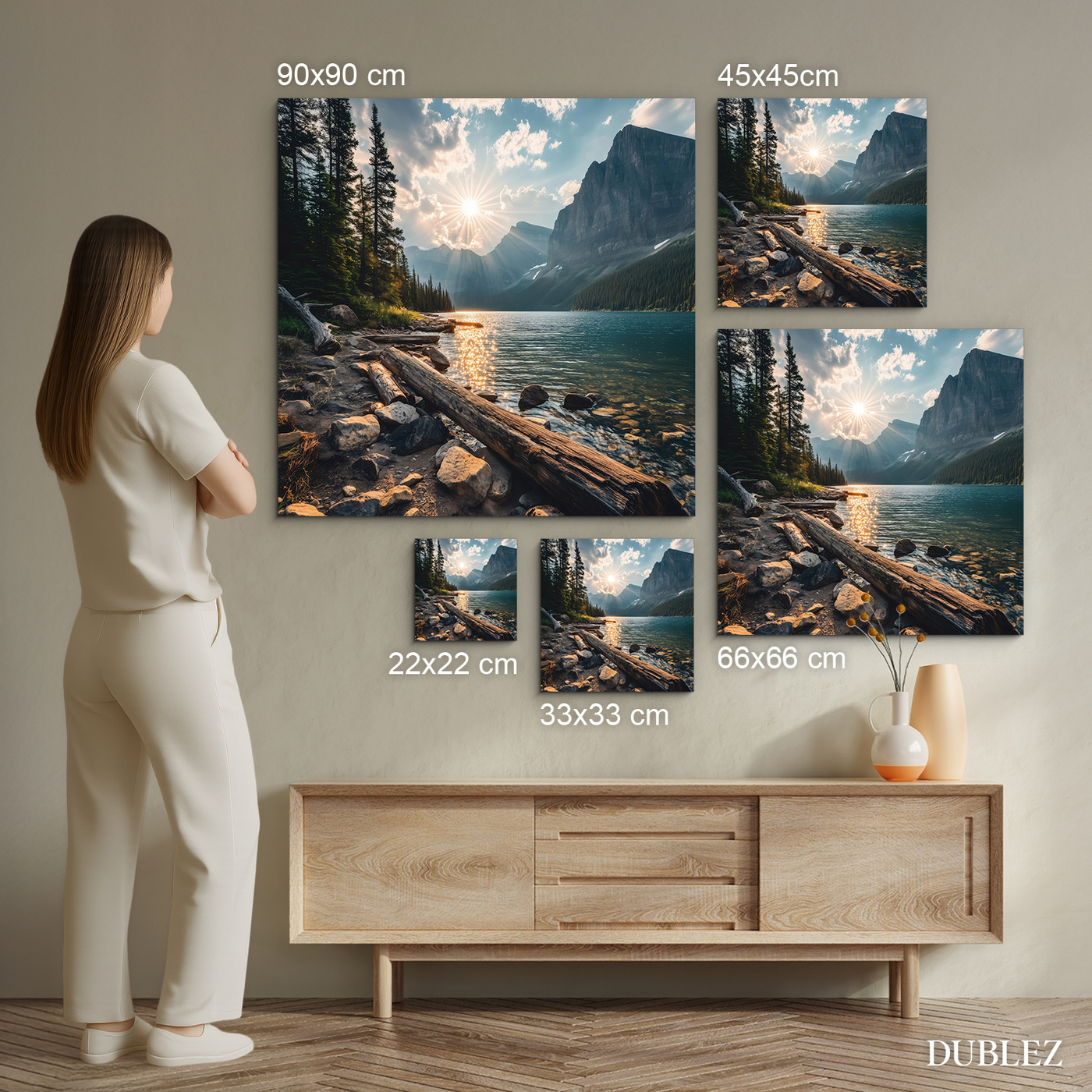 Dřevěný obraz - Příroda